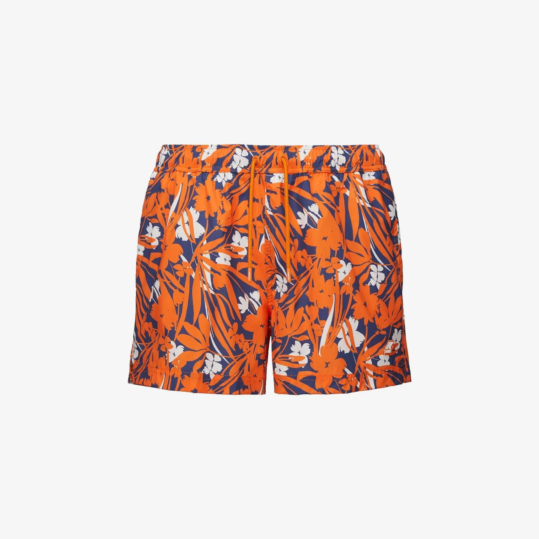 Swimwear*K-WAY Airy Graphic - Bathing Suits - Swimming Trunk - Man - Flowers Blue Orange