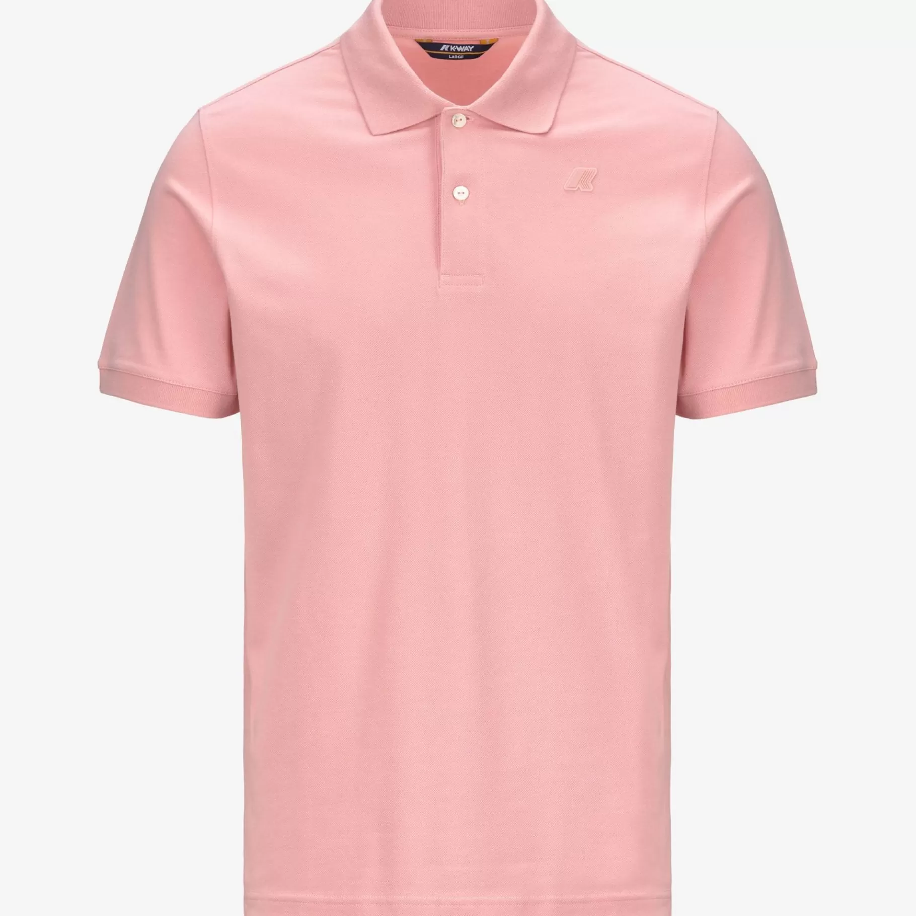 Polo Shirts*K-WAY Amedee Pique - Polo Shirts - Polo - Man - Pink Ash
