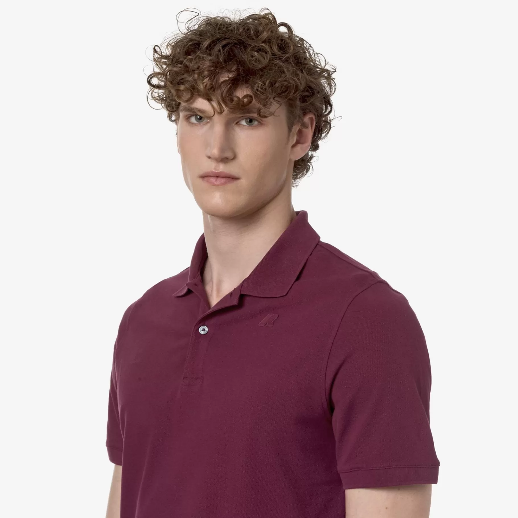Polo Shirts*K-WAY Amedee Pique - Polo Shirts - Polo - Man - Red Dk