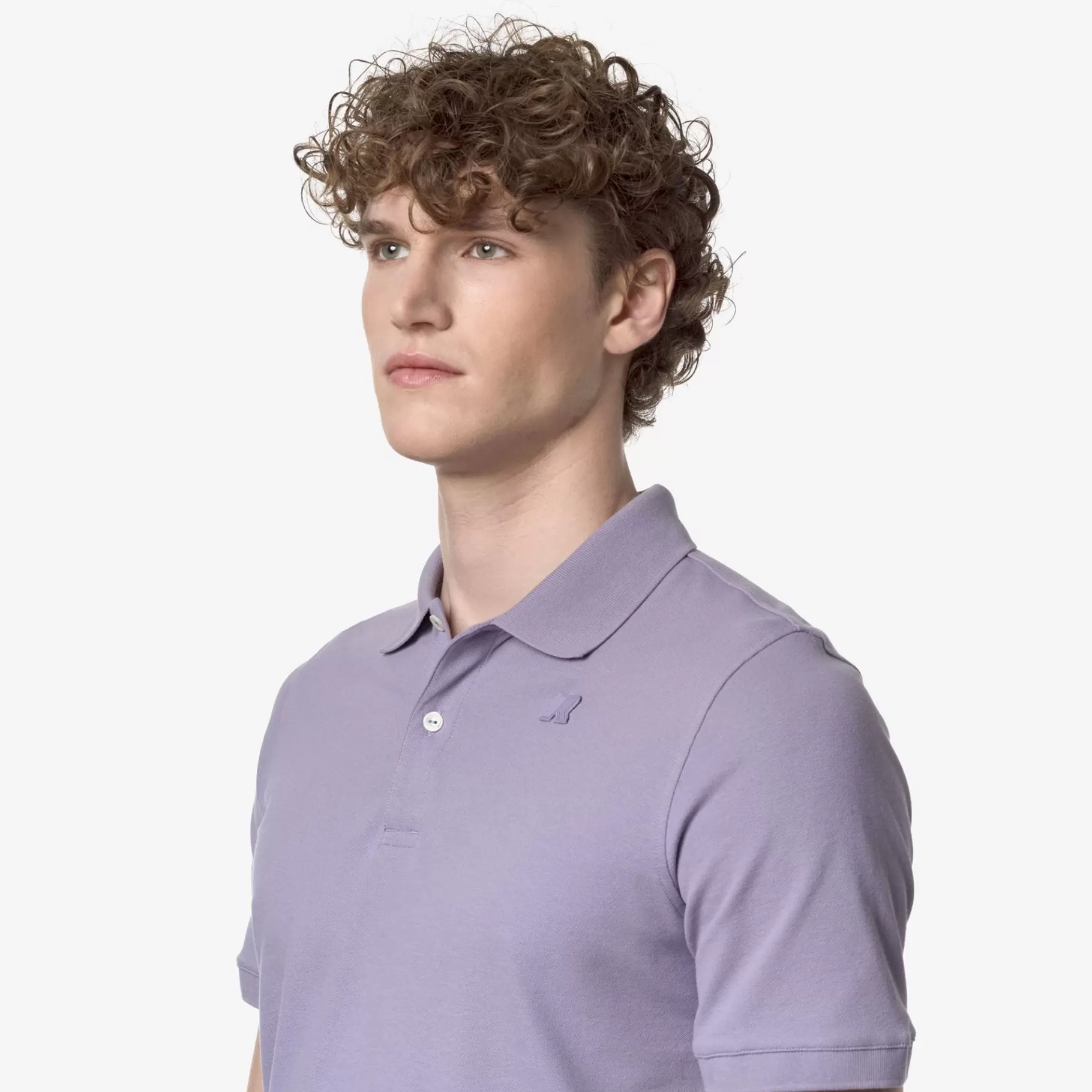 Polo Shirts*K-WAY Amedee Pique - Polo Shirts - Polo - Man - Violet Glicine