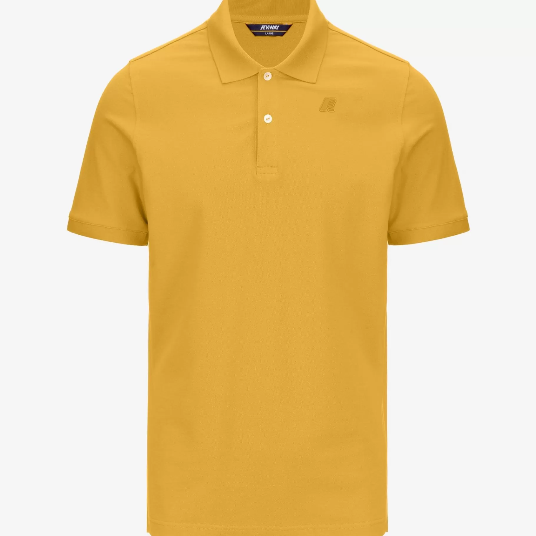 Polo Shirts*K-WAY Amedee Pique - Polo Shirts - Polo - Man - Yellow Mimosa