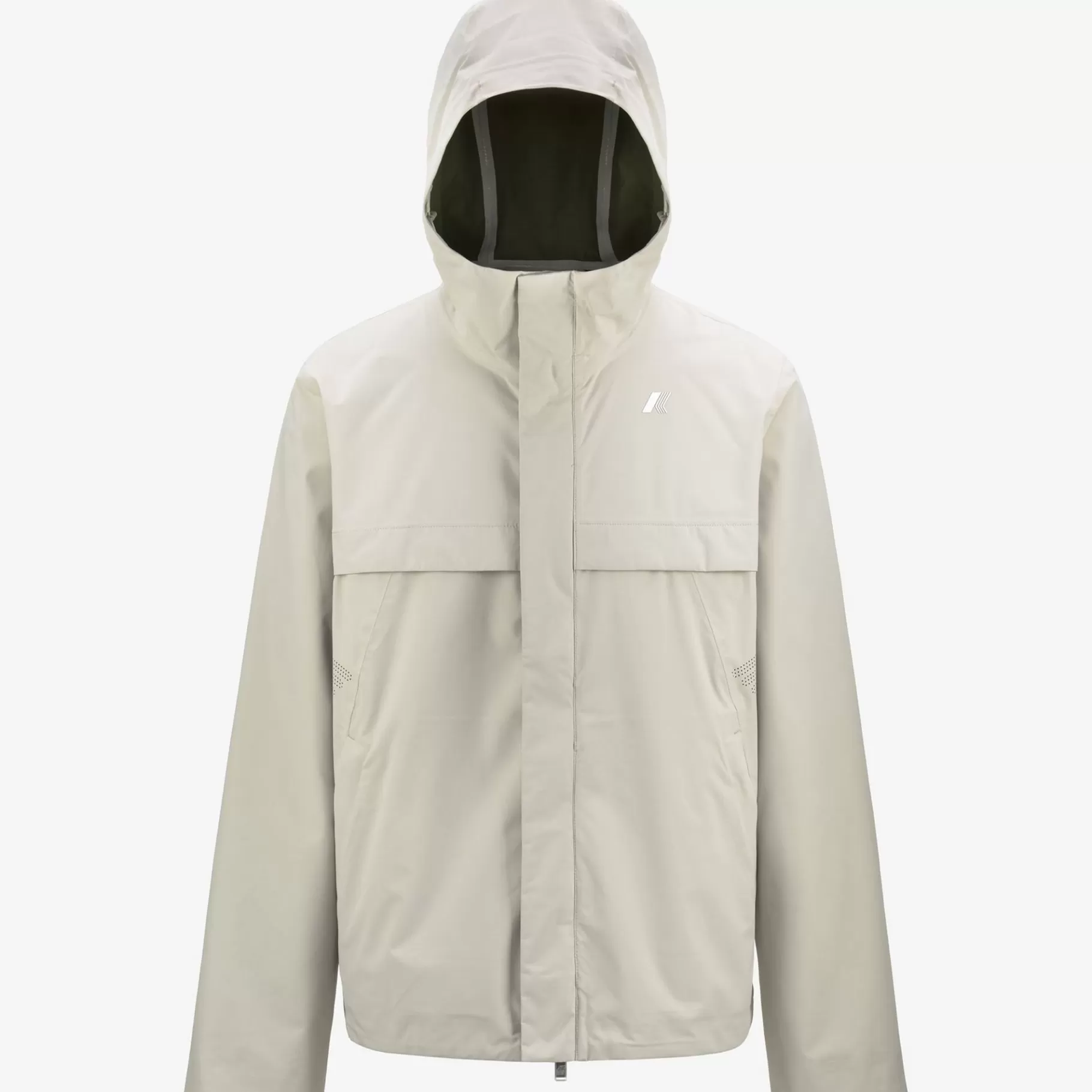 Short Jackets*K-WAY Arnaud Eco Sd Contrast - Jackets - Short - Man - Beige L-Green C