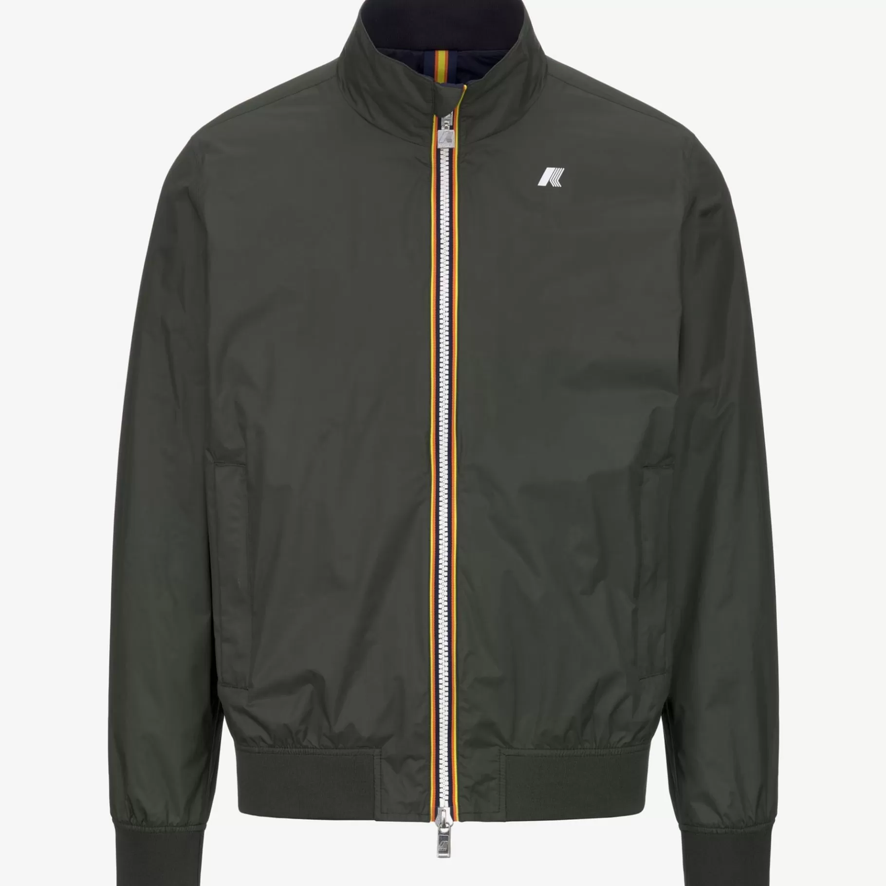 Short Jackets*K-WAY Arsene Plus.2 Reversible - Jackets - Short - Man - Green B -Blue D