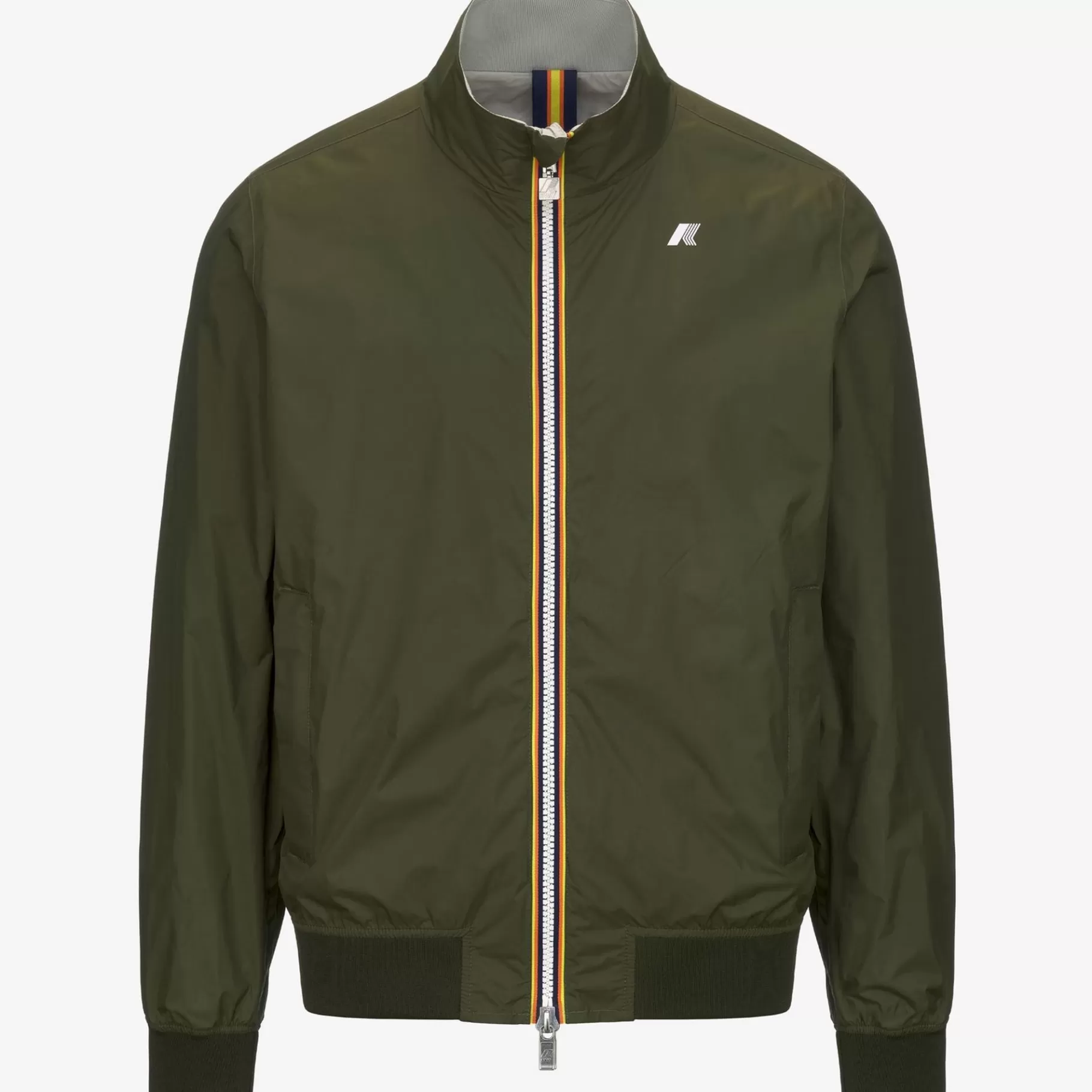 Short Jackets*K-WAY Arsene Plus.2 Reversible - Jackets - Short - Man - Green C-Beige L