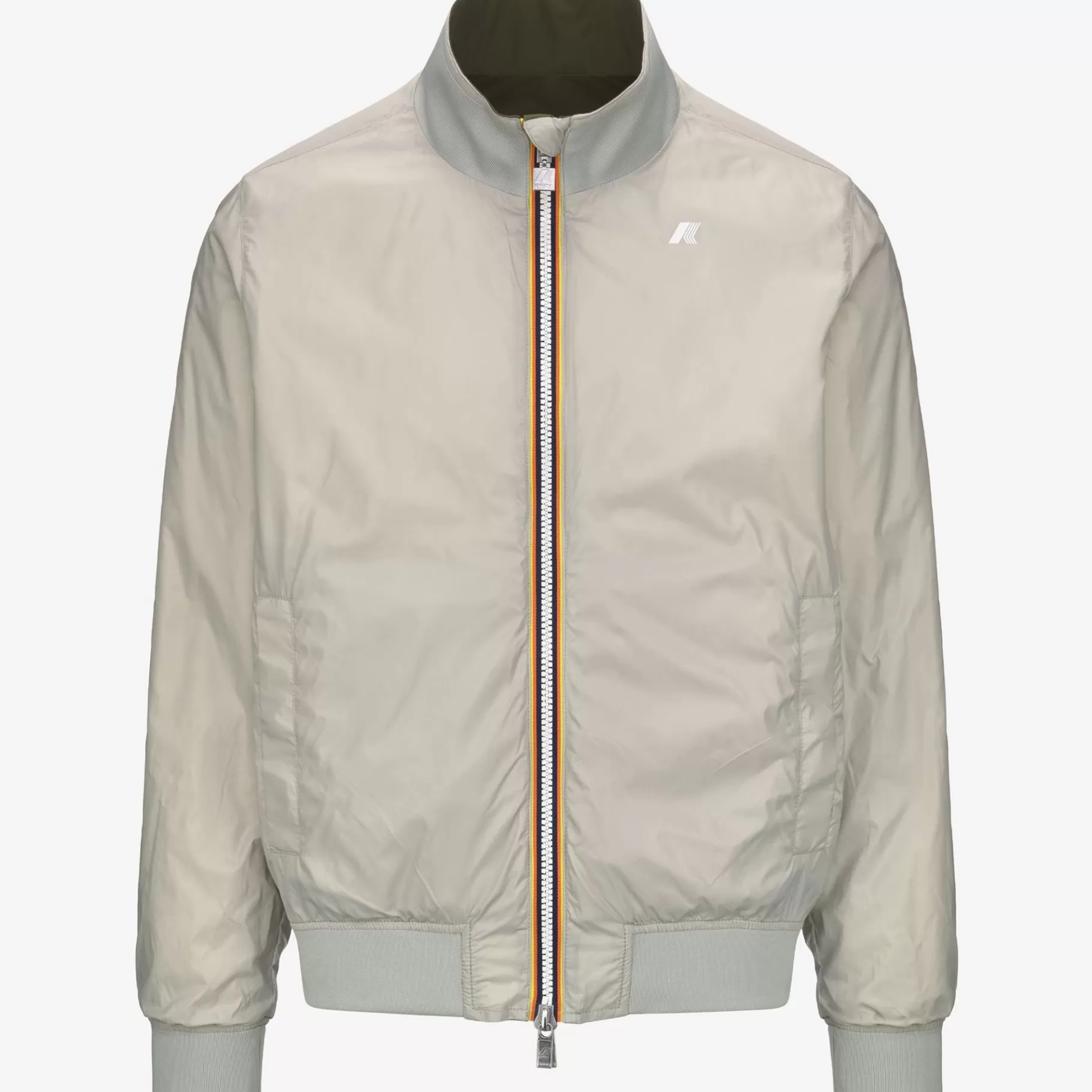 Short Jackets*K-WAY Arsene Plus.2 Reversible - Jackets - Short - Man - Green C-Beige L