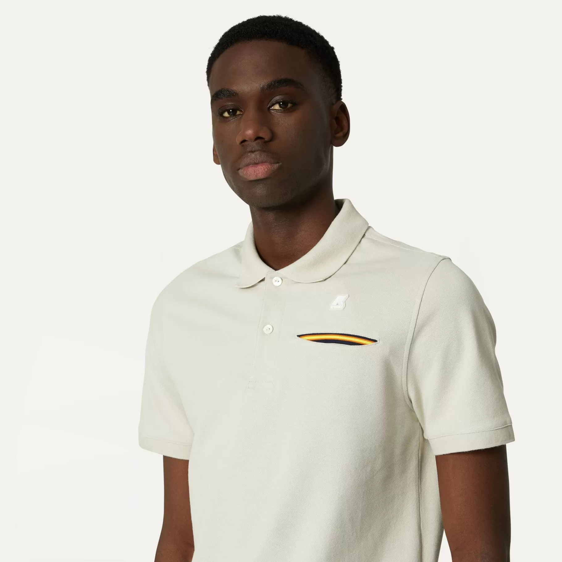 Polo Shirts*K-WAY Briac - Polo Shirts - Polo - Man - Beige Lt