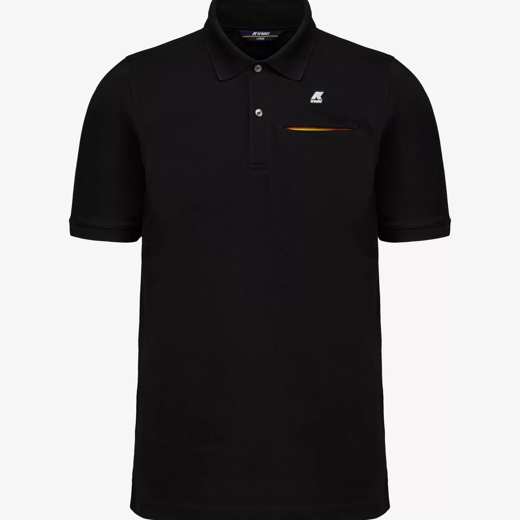 Polo Shirts*K-WAY Briac - Polo Shirts - Polo - Man - Black Pure