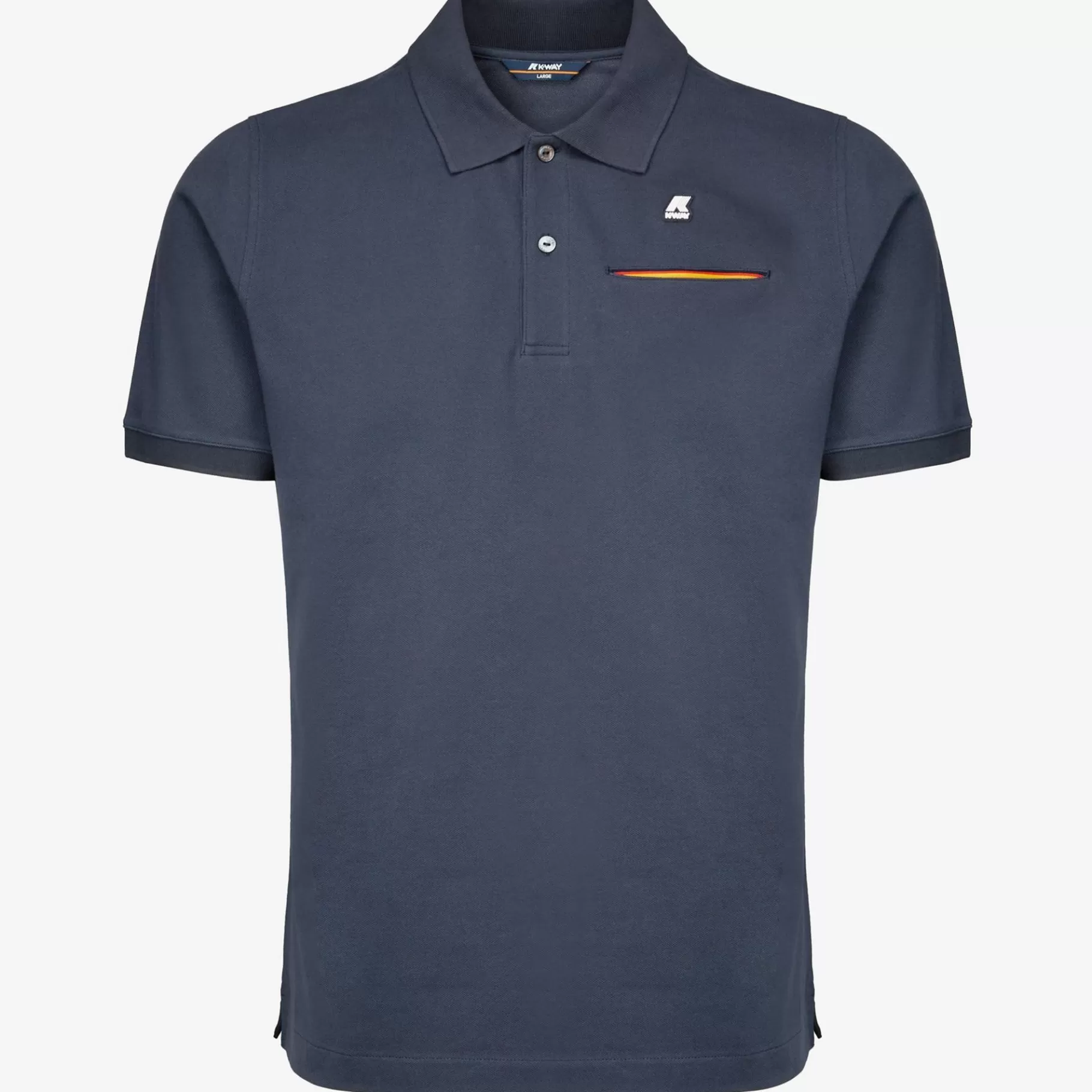 Polo Shirts*K-WAY Briac - Polo Shirts - Polo - Man - Blue Depth