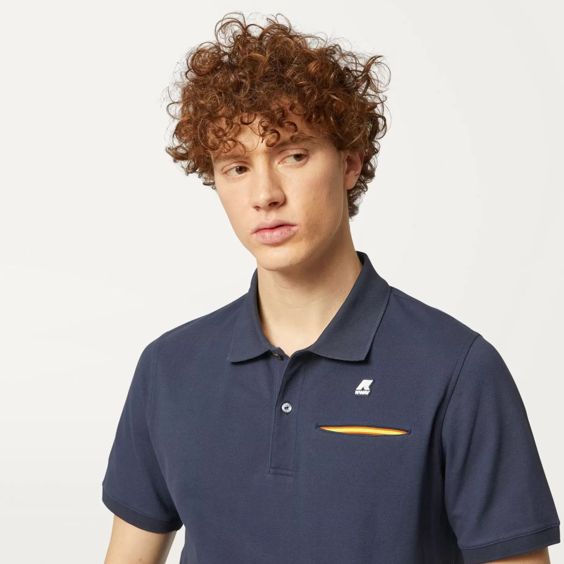 Polo Shirts*K-WAY Briac - Polo Shirts - Polo - Man - Blue Depth