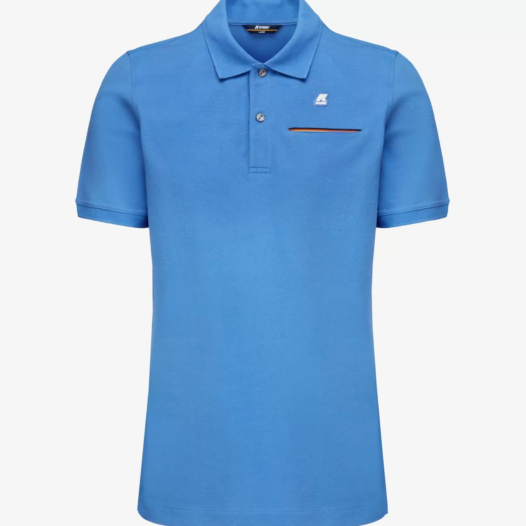 Polo Shirts*K-WAY Briac - Polo Shirts - Polo - Man - Blue Ultramarine