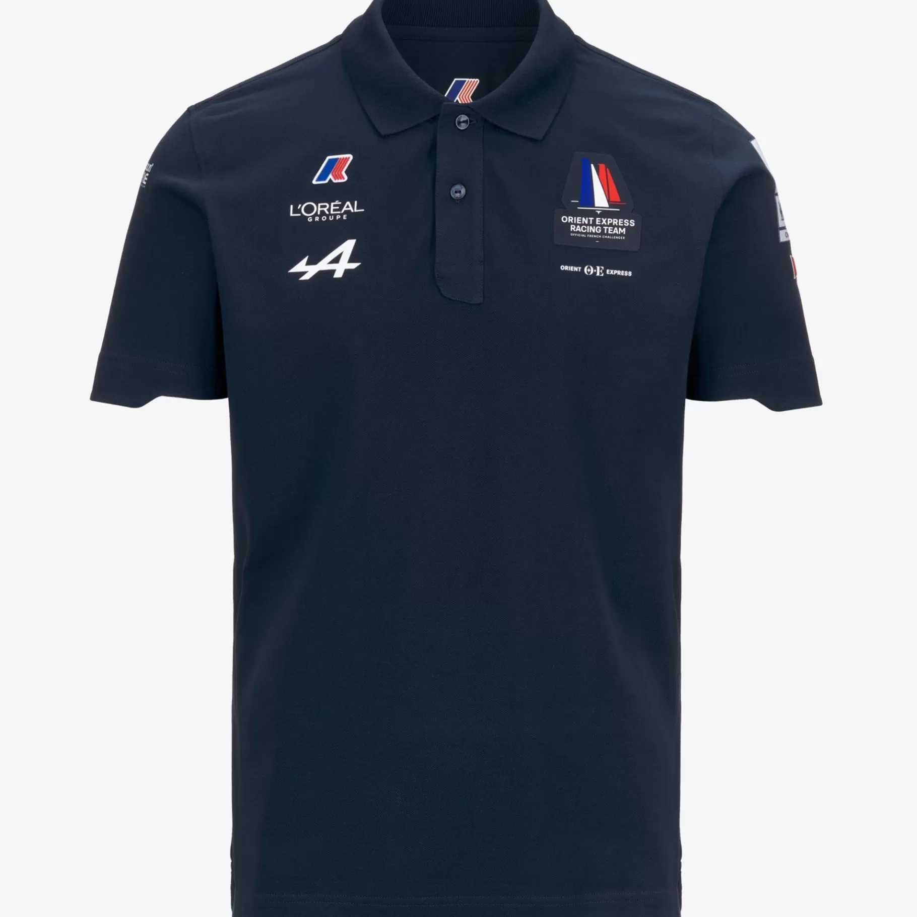 Polo Shirts*K-WAY Drosay Orient Express Team Ac - Polo Shirts - Polo - Unisex - Blue Dress