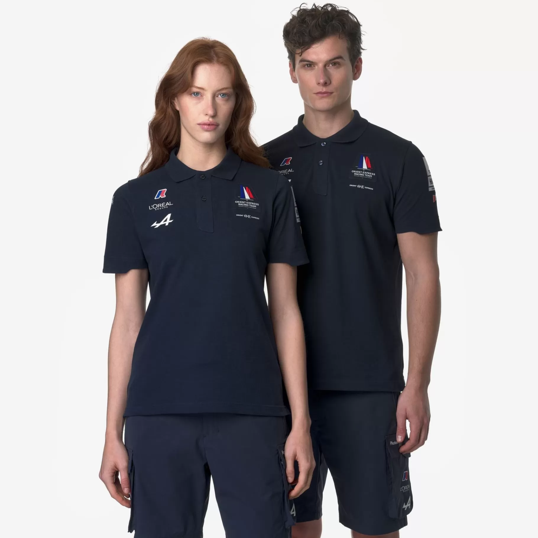 Polo Shirts*K-WAY Drosay Orient Express Team Ac - Polo Shirts - Polo - Unisex - Blue Dress