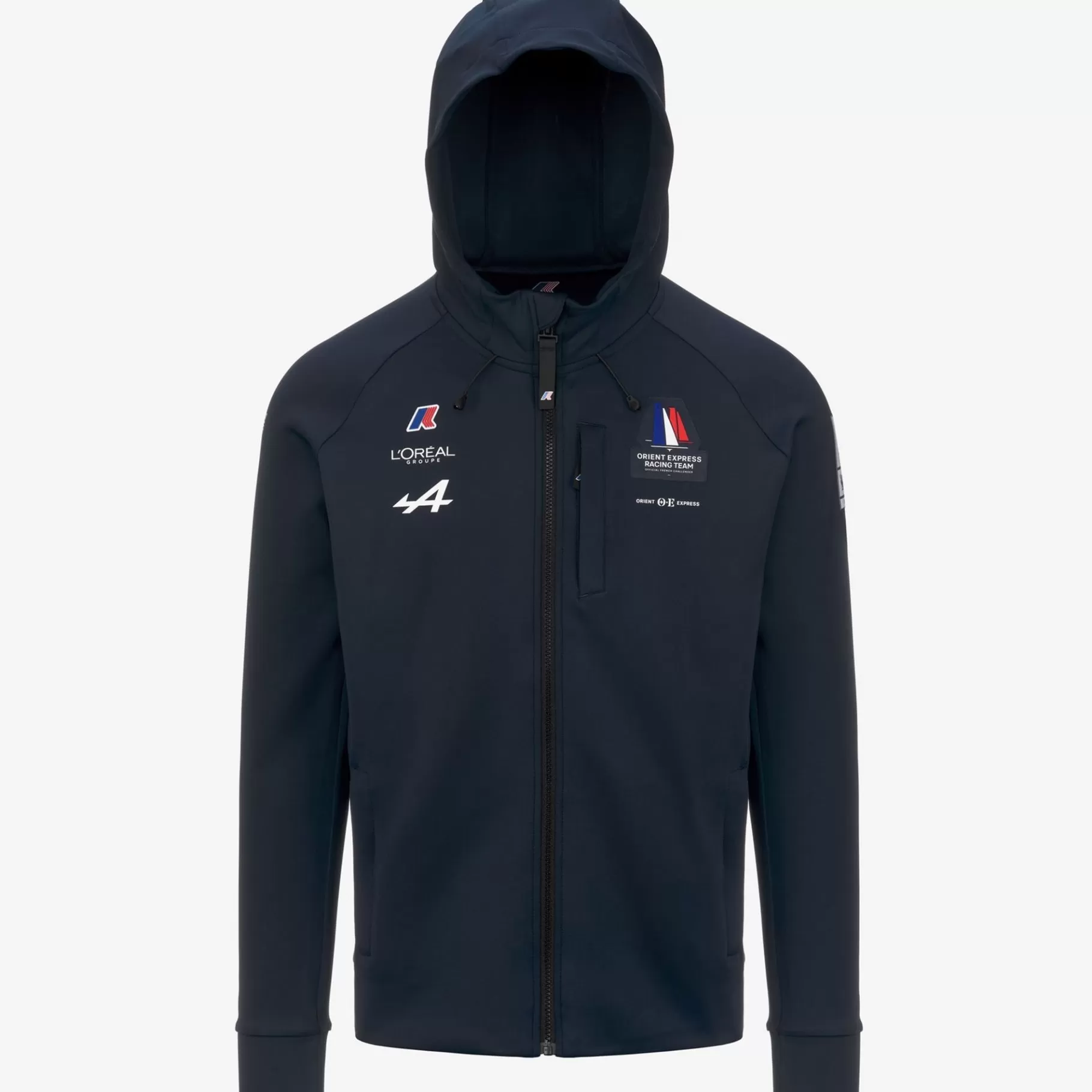 Hoodies And Sweaters*K-WAY Etaples Orient Express Team Ac - Fleece - Jacket - Unisex - Blue Dress