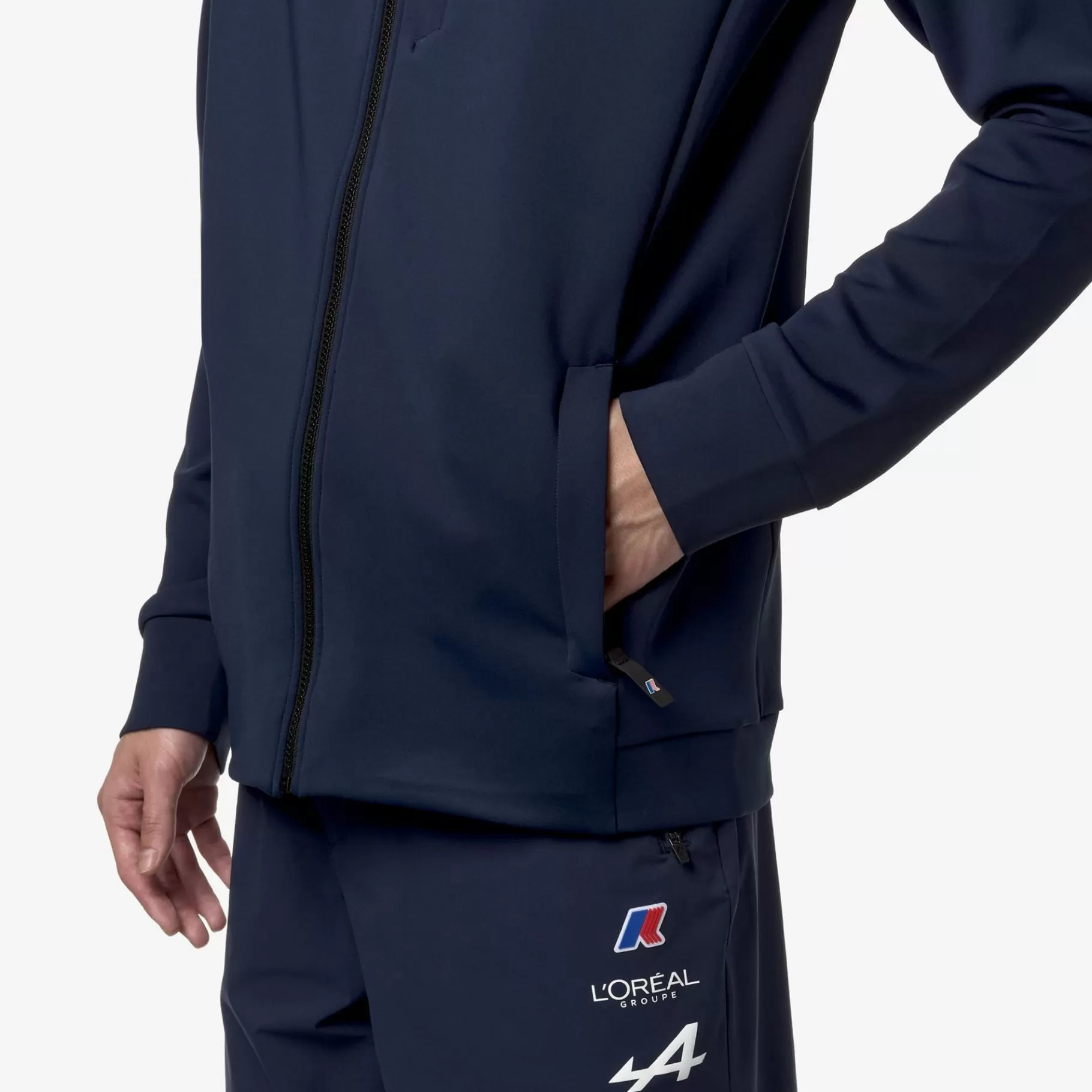 Hoodies And Sweaters*K-WAY Etaples Orient Express Team Ac - Fleece - Jacket - Unisex - Blue Dress