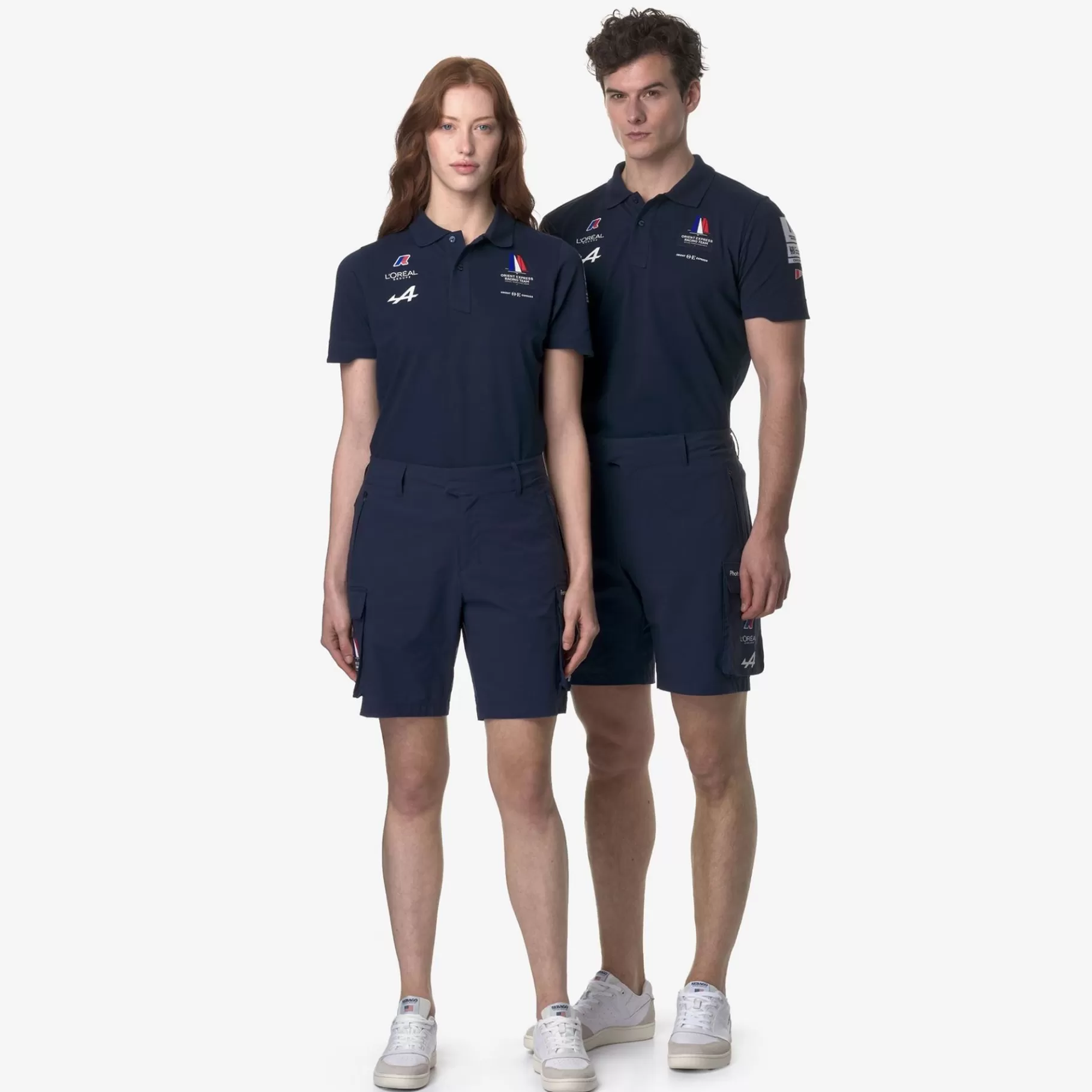 Shorts*K-WAY Greges Orient Express Team Ac - Shorts - Cargo - Unisex - Blue Dress