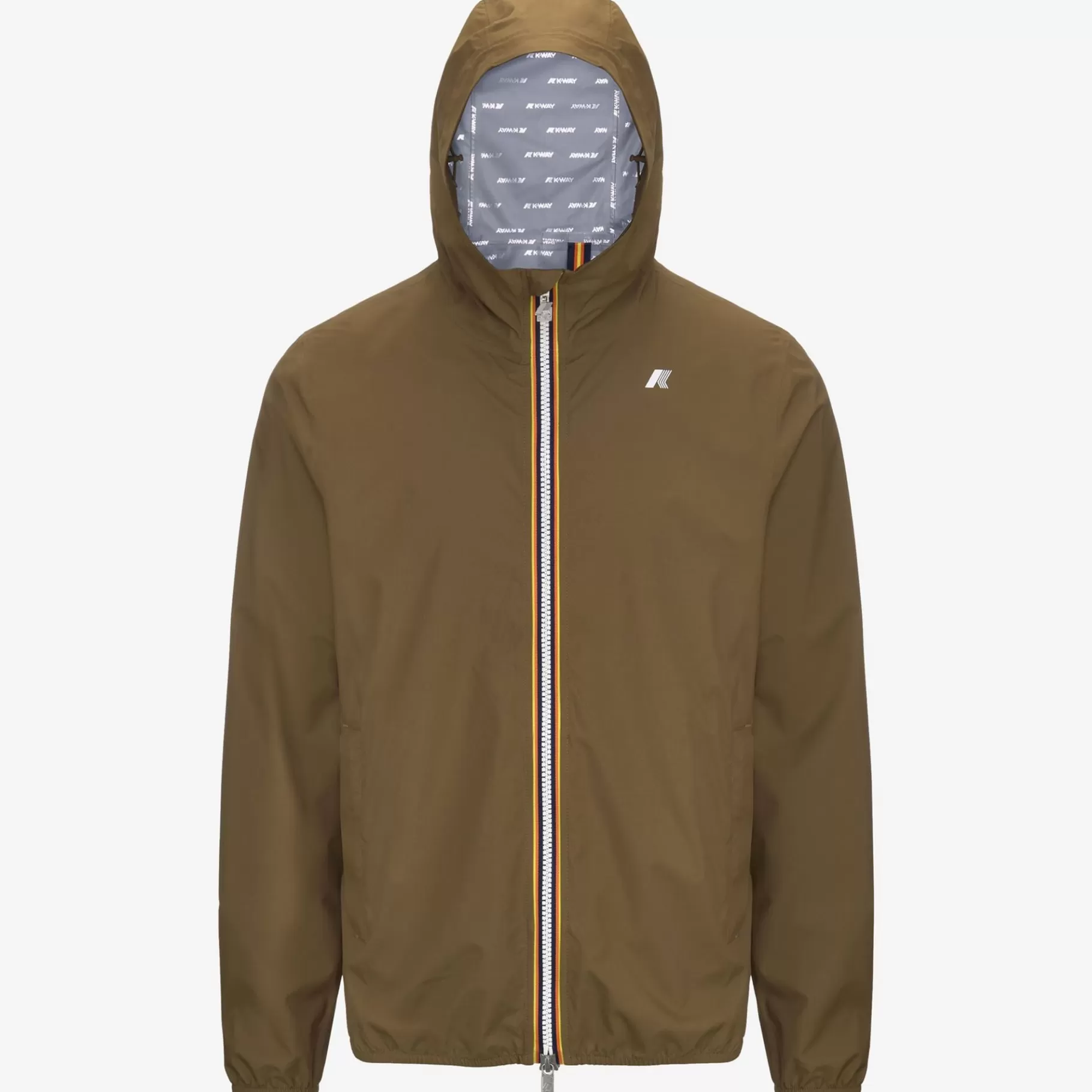 Short Jackets*K-WAY Jack Stretch Dot - Jackets - Short - Man - Brown Corda