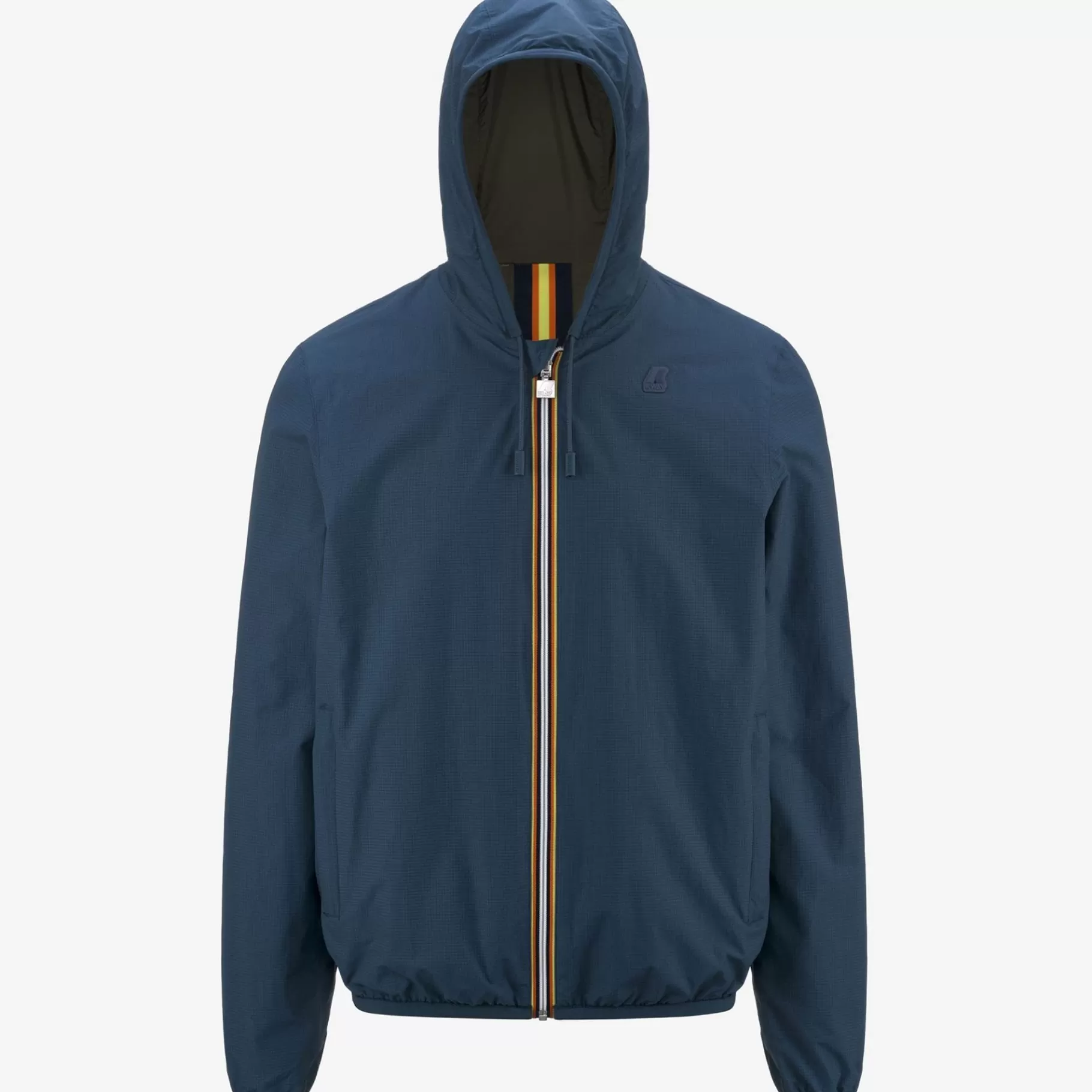 Short Jackets*K-WAY Jacques Reversible Ripstop - Jackets - Short - Man - Blue Deep-Green Africa