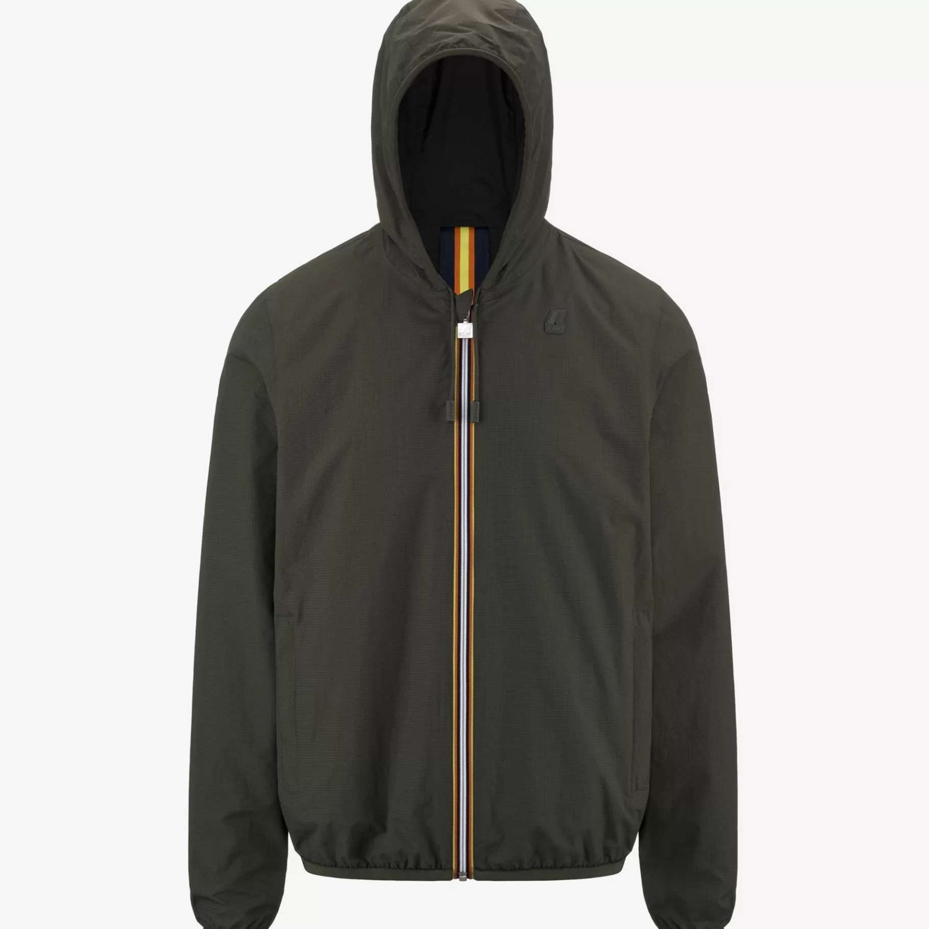 Short Jackets*K-WAY Jacques Reversible Ripstop - Jackets - Short - Man - Green Blk-Black Pure