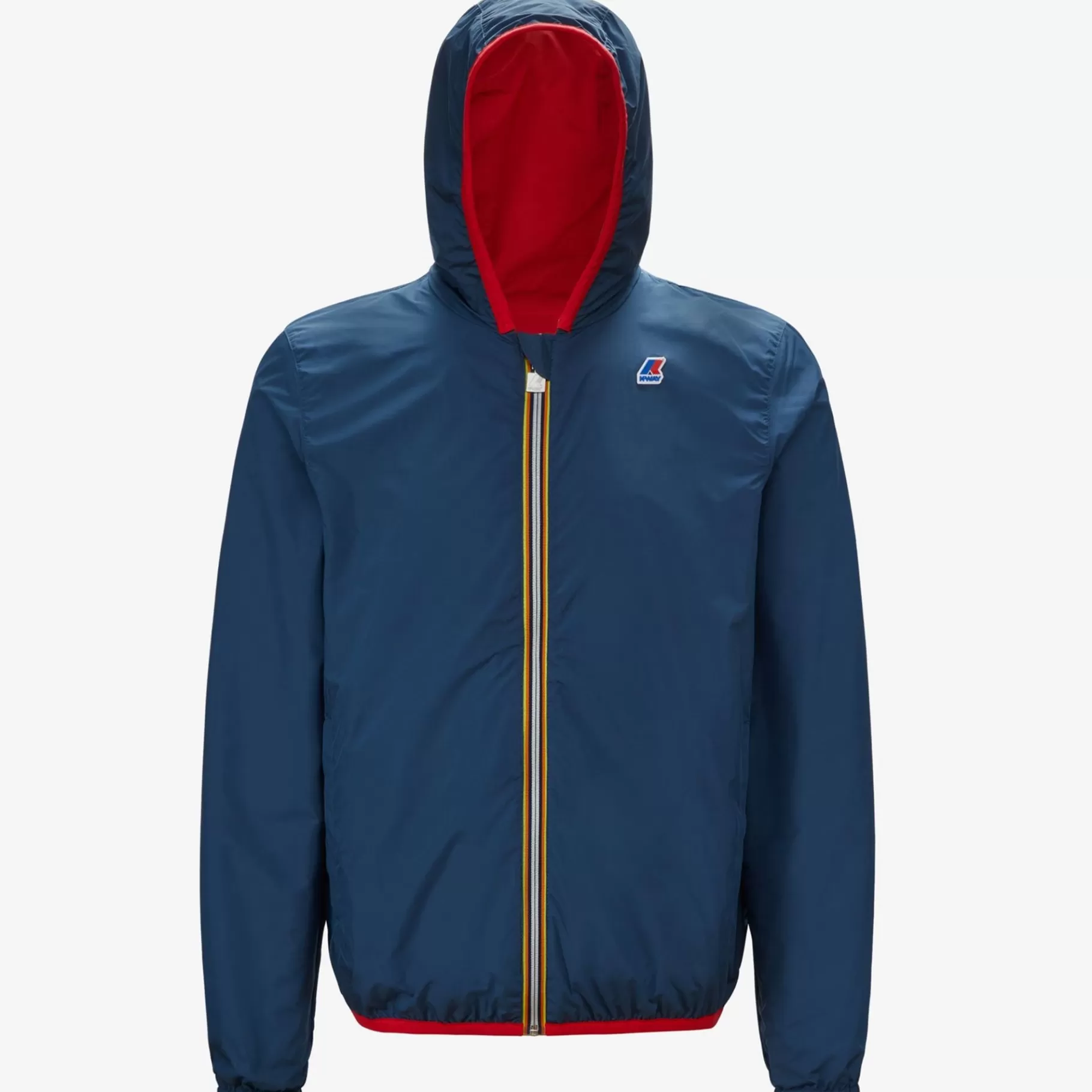 Short Jackets*K-WAY Jacques Reversible Ripstop - Jackets - Short - Man - Red-Blue Ottanio