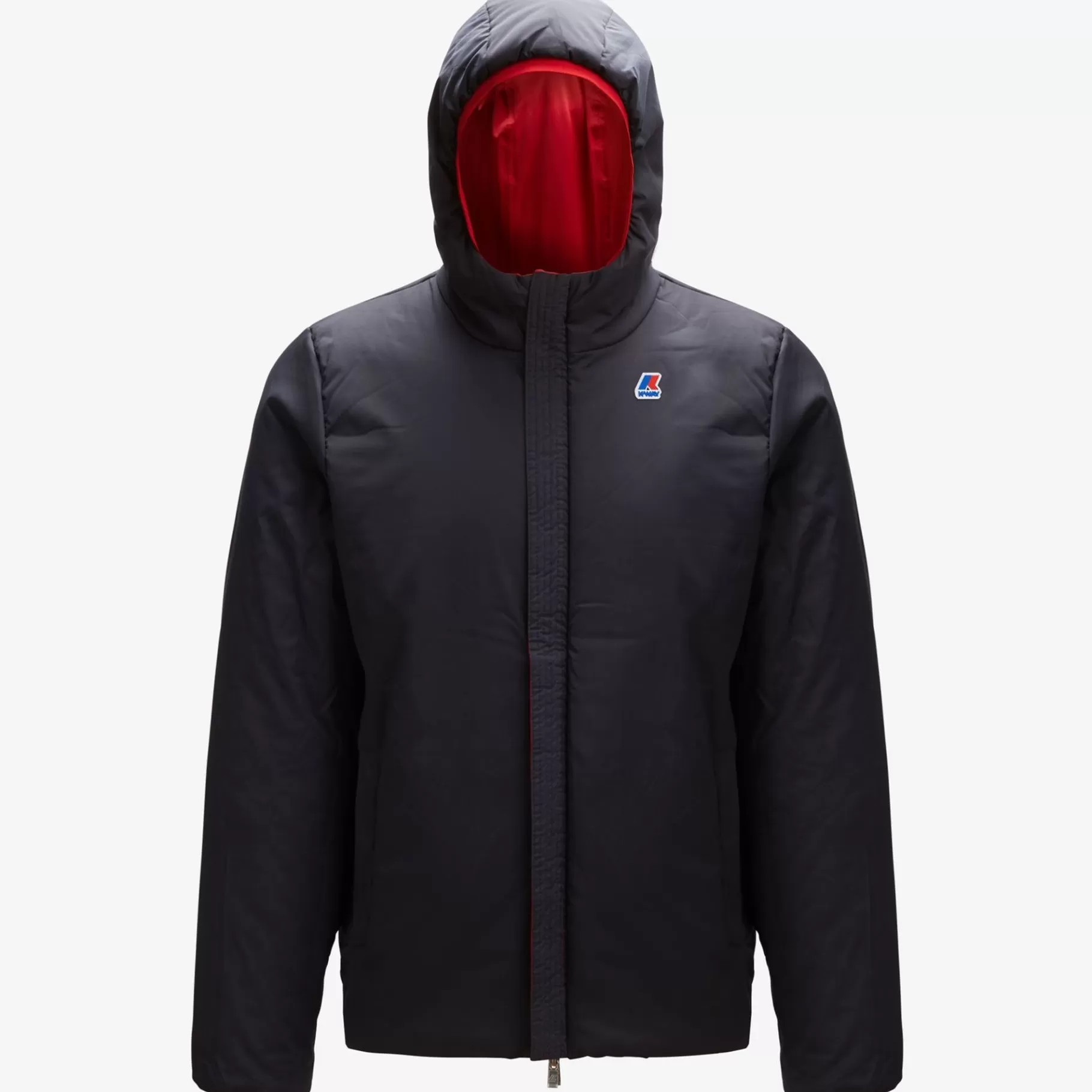Short Jackets*K-WAY Jacques Warm Reversible - Jackets - Short - Man - Red-Blue Depth