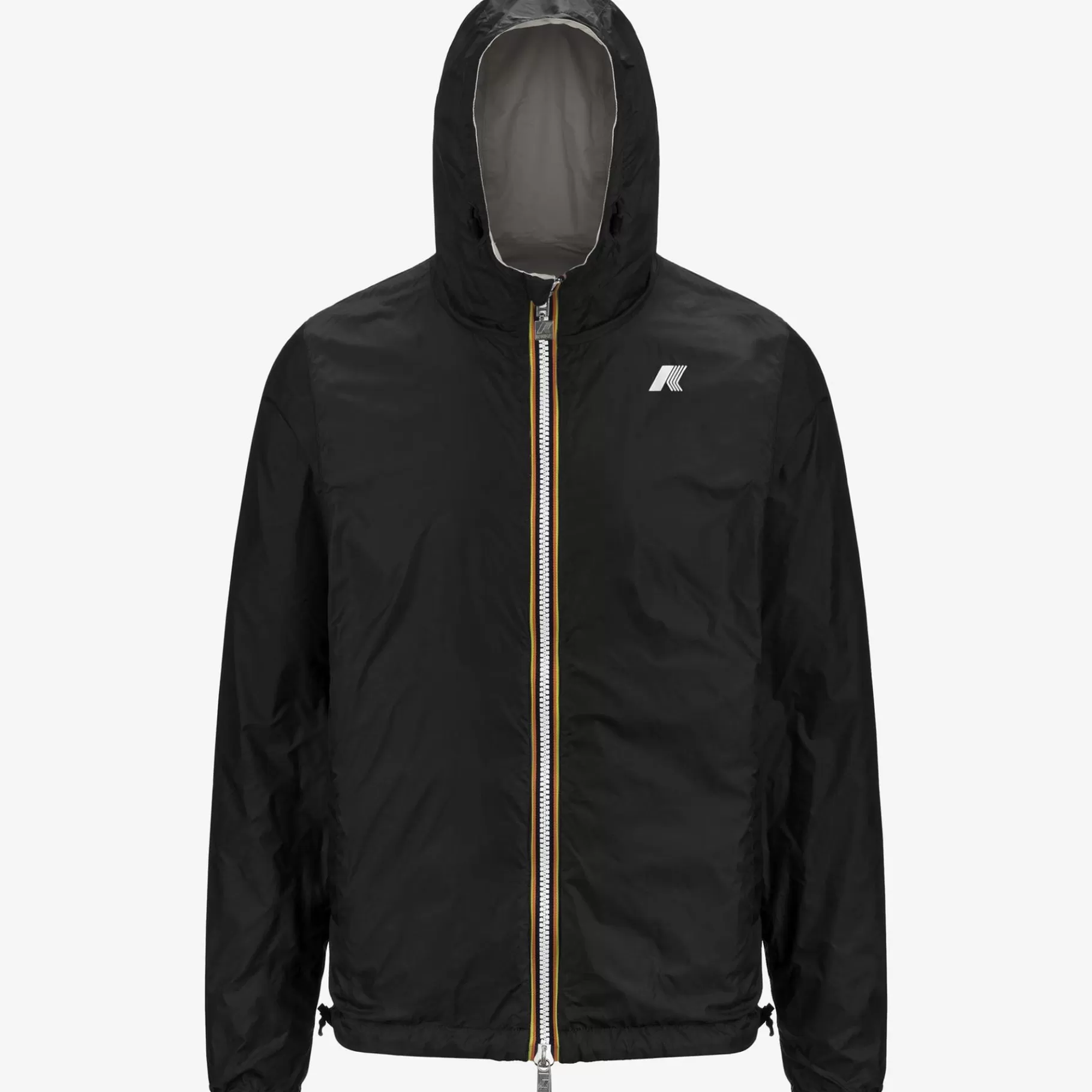 Short Jackets*K-WAY Jake Plus.2 Reversible - Jackets - Short - Man - Black P-Beige Lt