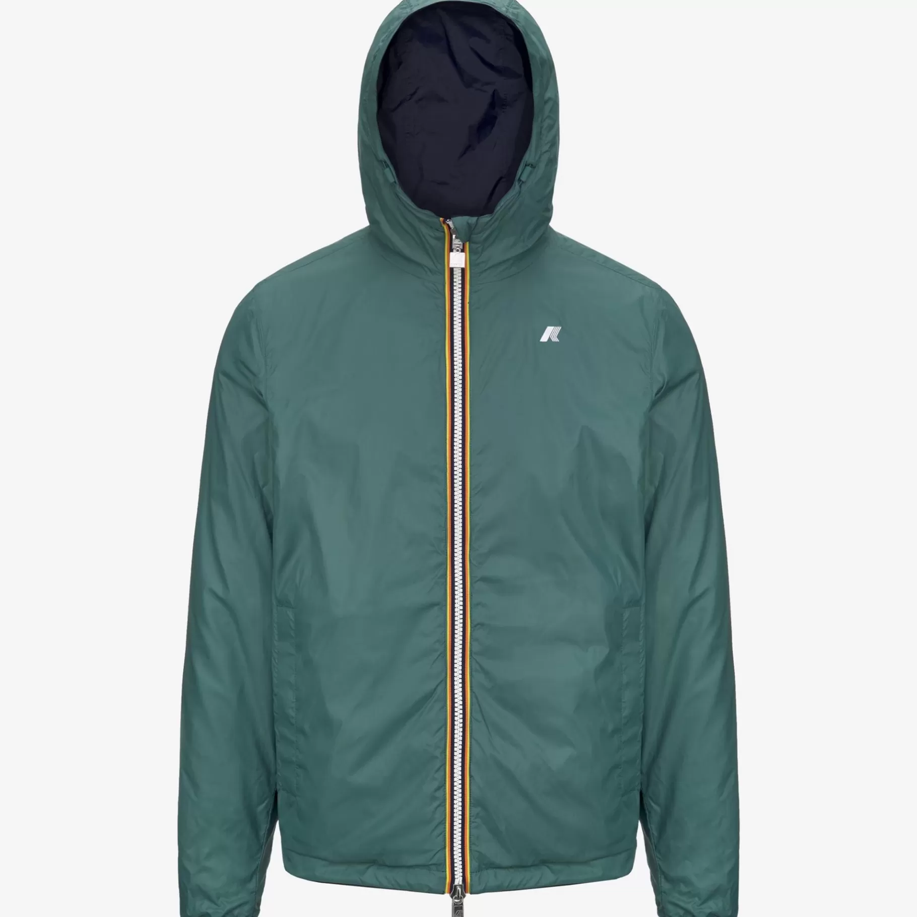 Short Jackets*K-WAY Jake Plus.2 Reversible - Jackets - Short - Man - Blue D-Green P