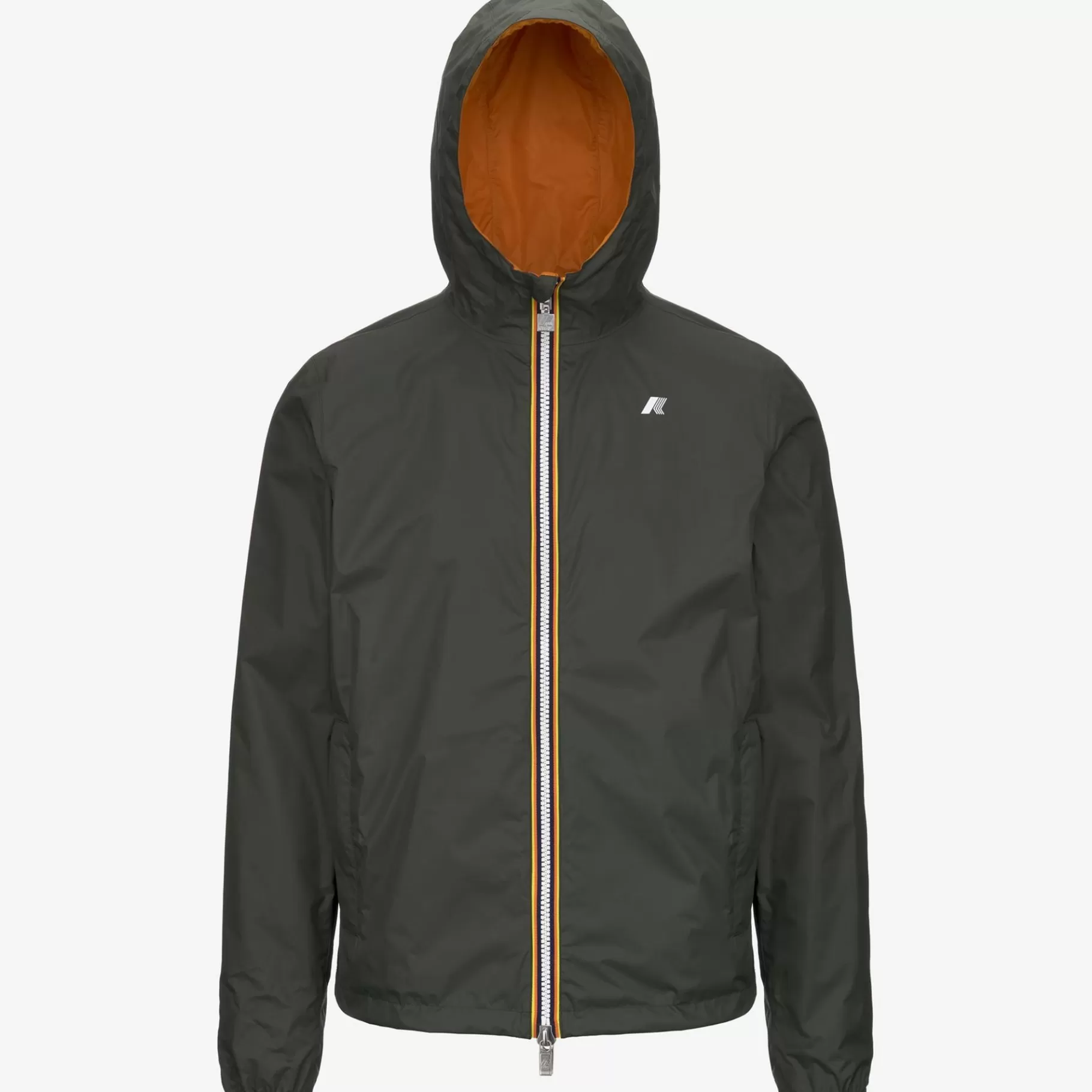 Short Jackets*K-WAY Jake Plus.2 Reversible - Jackets - Short - Man - Green B-Orange M