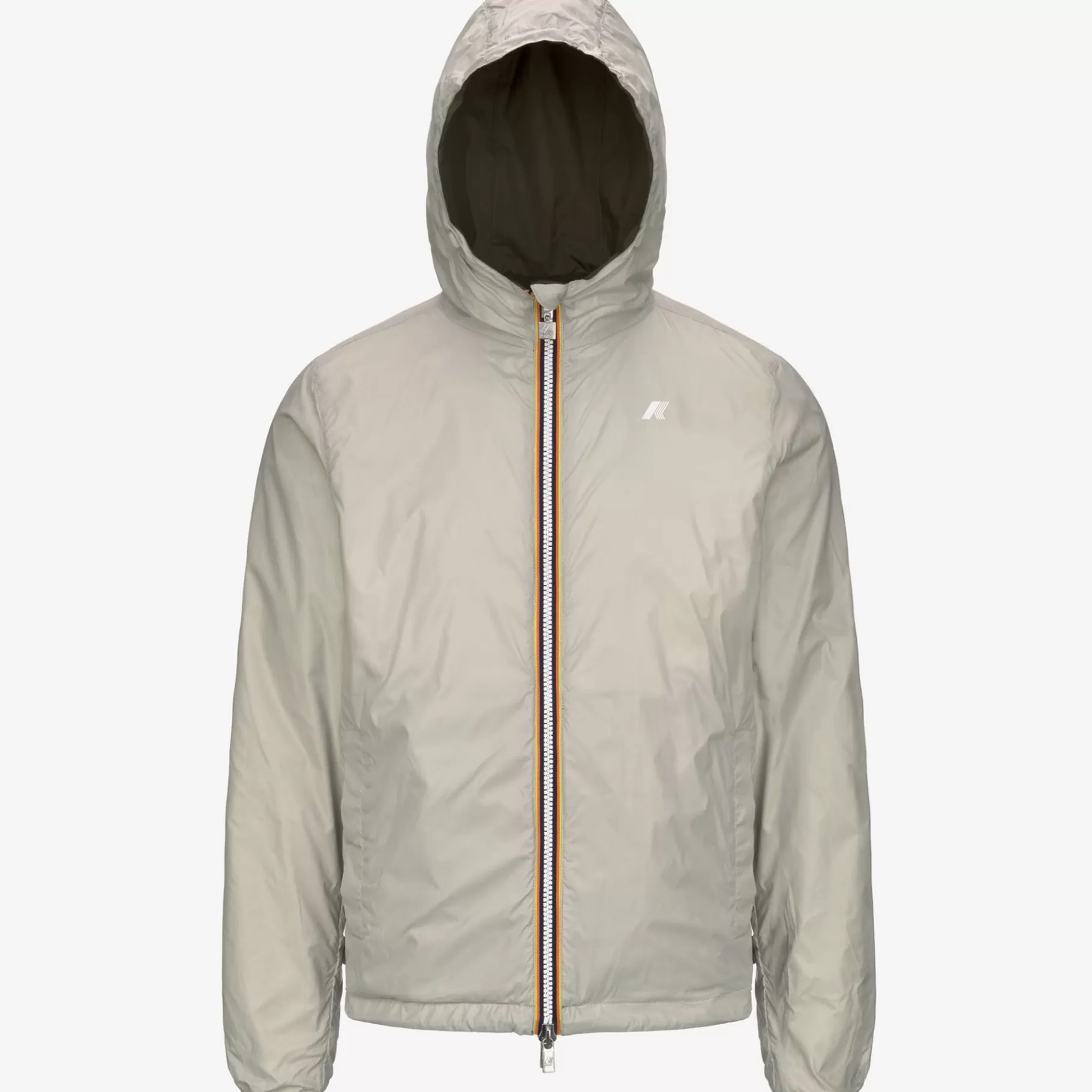 Short Jackets*K-WAY Jake Plus.2 Reversible - Jackets - Short - Man - Green C-Beige L
