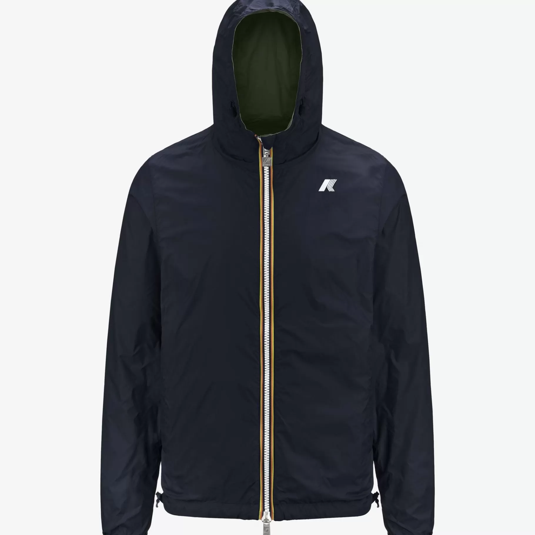 Short Jackets*K-WAY Jake Plus.2 Reversible - Jackets - Short - Man - Green C-Blue D