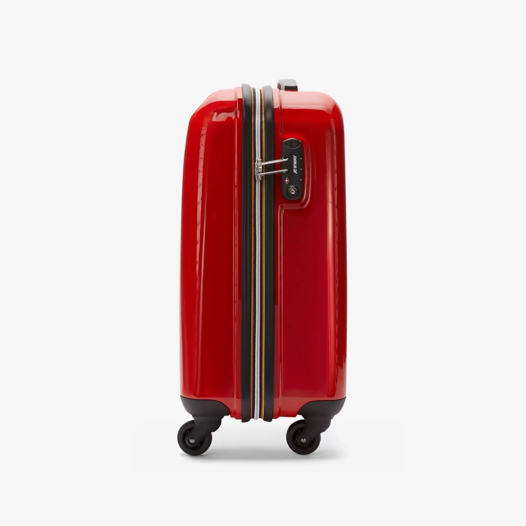 Suitcases*K-WAY System Mini Trolley - Luggage Bags - Trolley - Unisex - Red-Black Torba