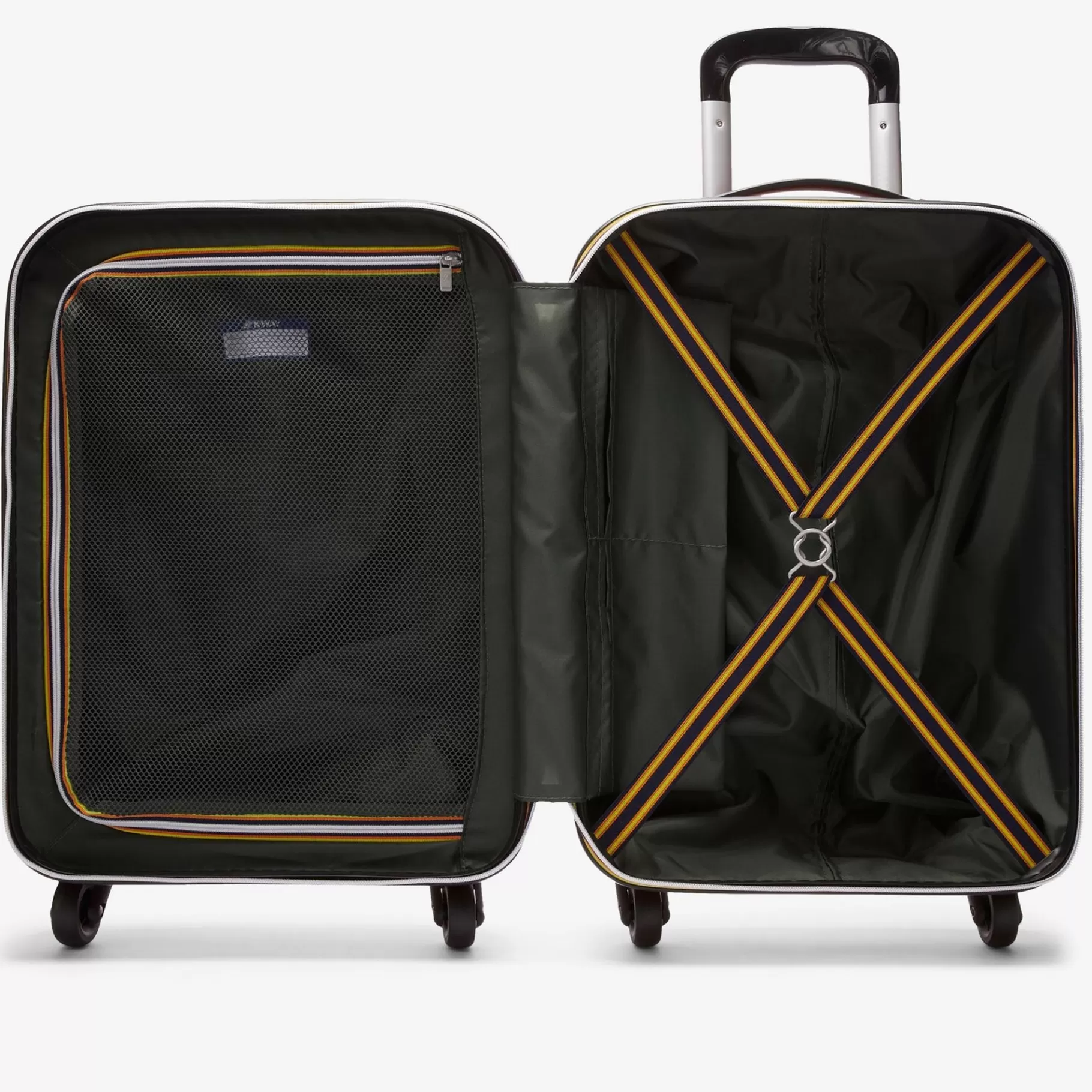 Suitcases*K-WAY System Mini Trolley - Luggage Bags - Trolley - Unisex - Red-Black Torba
