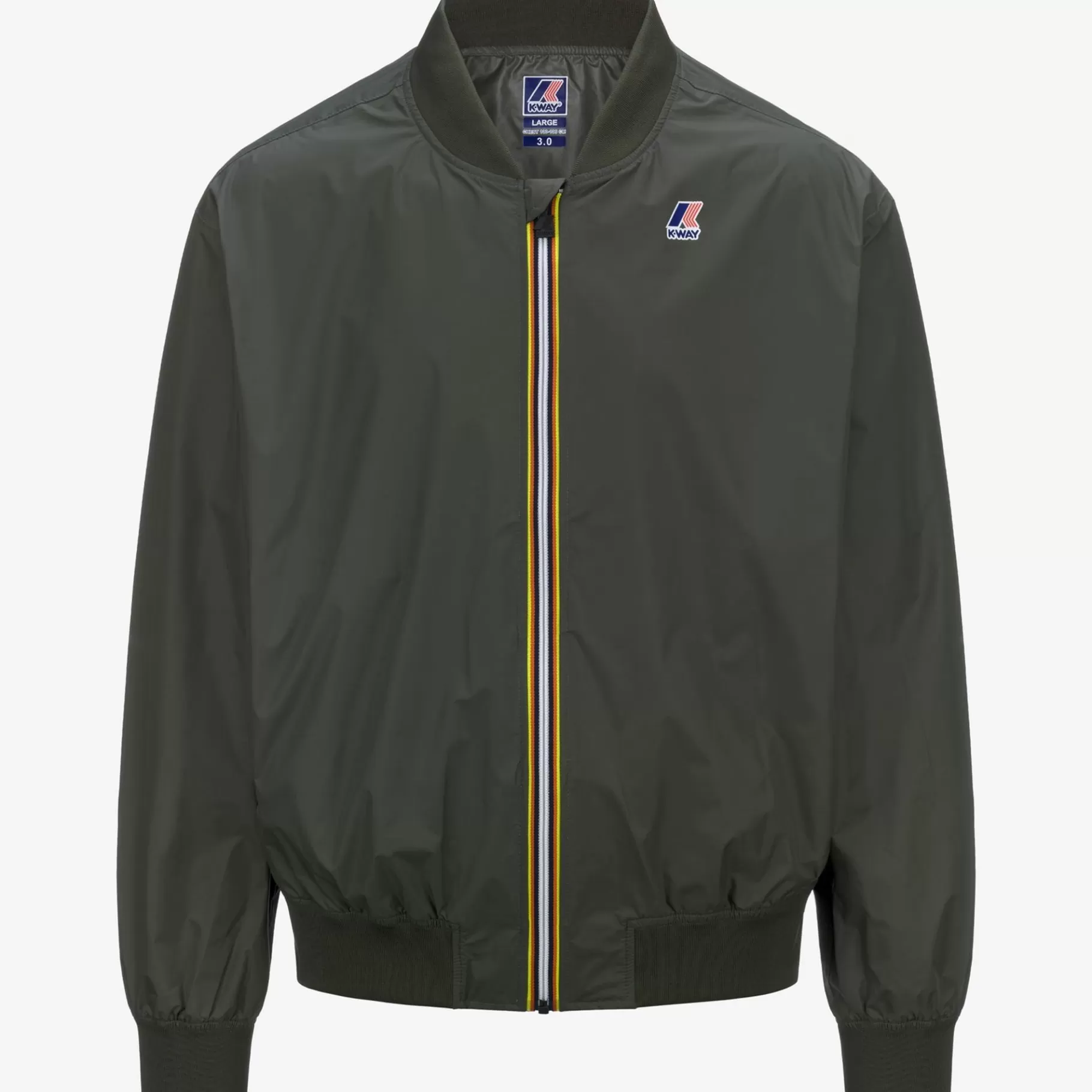 Le Vrai Classic*K-WAY Le Vrai 3.0 Amauren - Jackets - Short - Unisex - Green Blackish