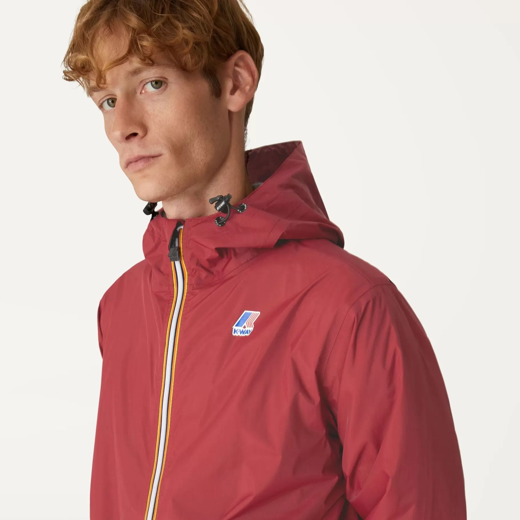 Coats And Long Jackets*K-WAY Le Vrai 3.0 Claude - Jackets - Mid - Unisex - Red Dk Tomato