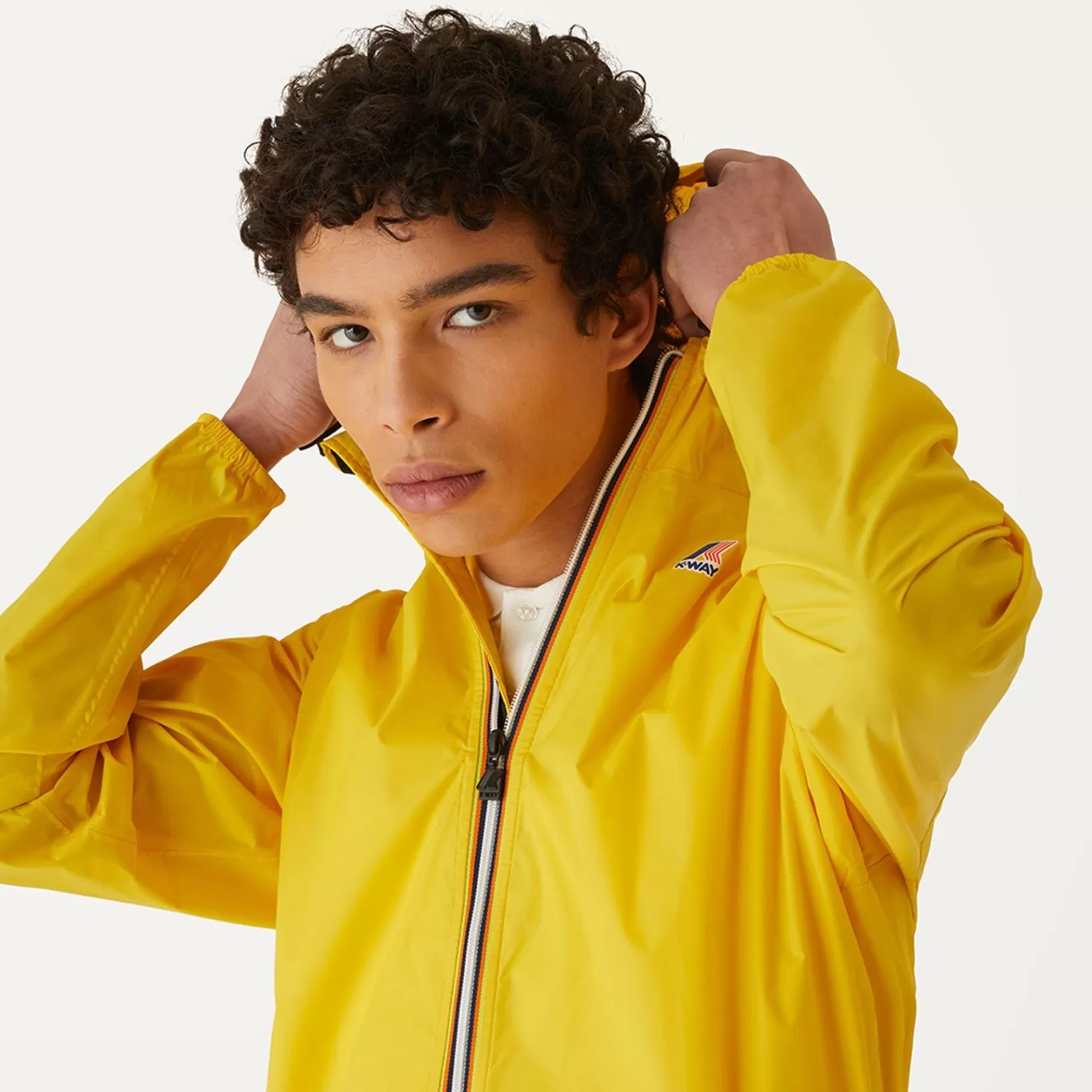 Coats And Long Jackets*K-WAY Le Vrai 3.0 Claude - Jackets - Mid - Unisex - Yellow Dk