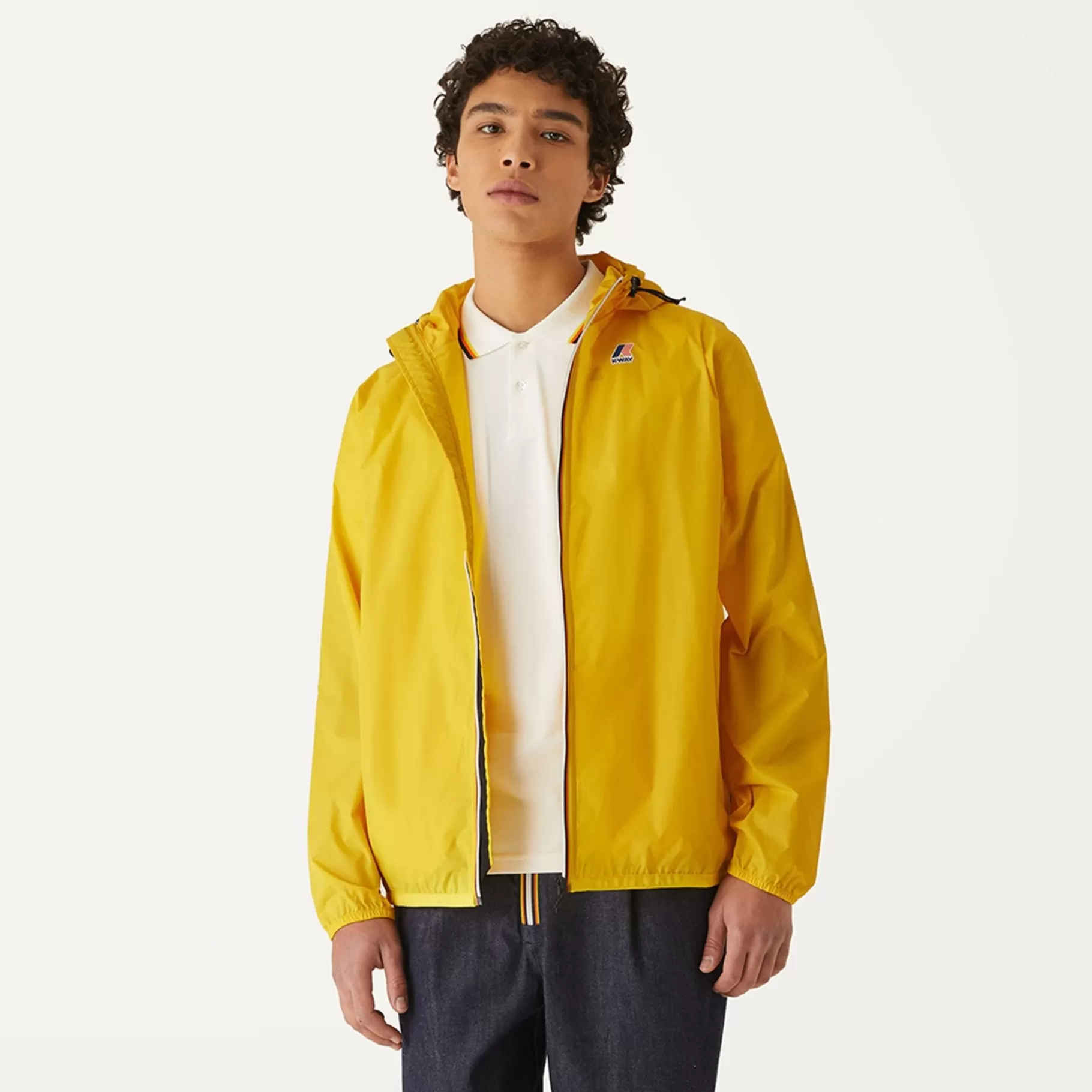 Coats And Long Jackets*K-WAY Le Vrai 3.0 Claude - Jackets - Mid - Unisex - Yellow Dk