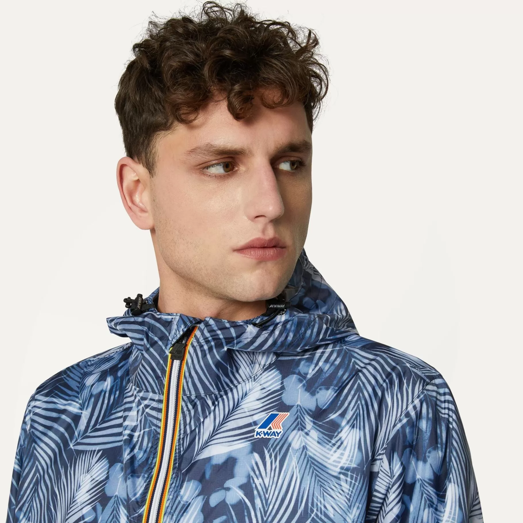 Coats And Long Jackets*K-WAY Le Vrai 3.0 Claude Graphic - Jackets - Mid - Unisex - Blue Indigo Jungle