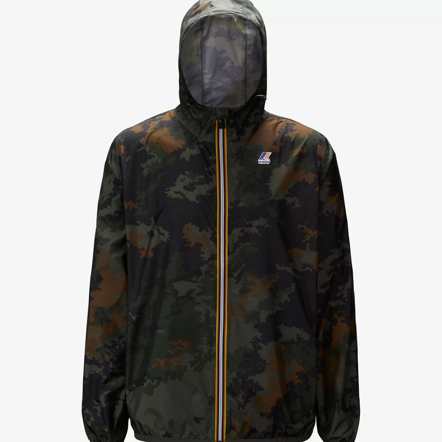 Coats And Long Jackets*K-WAY Le Vrai 3.0 Claude Graphic - Jackets - Mid - Unisex - Dark Camouflage