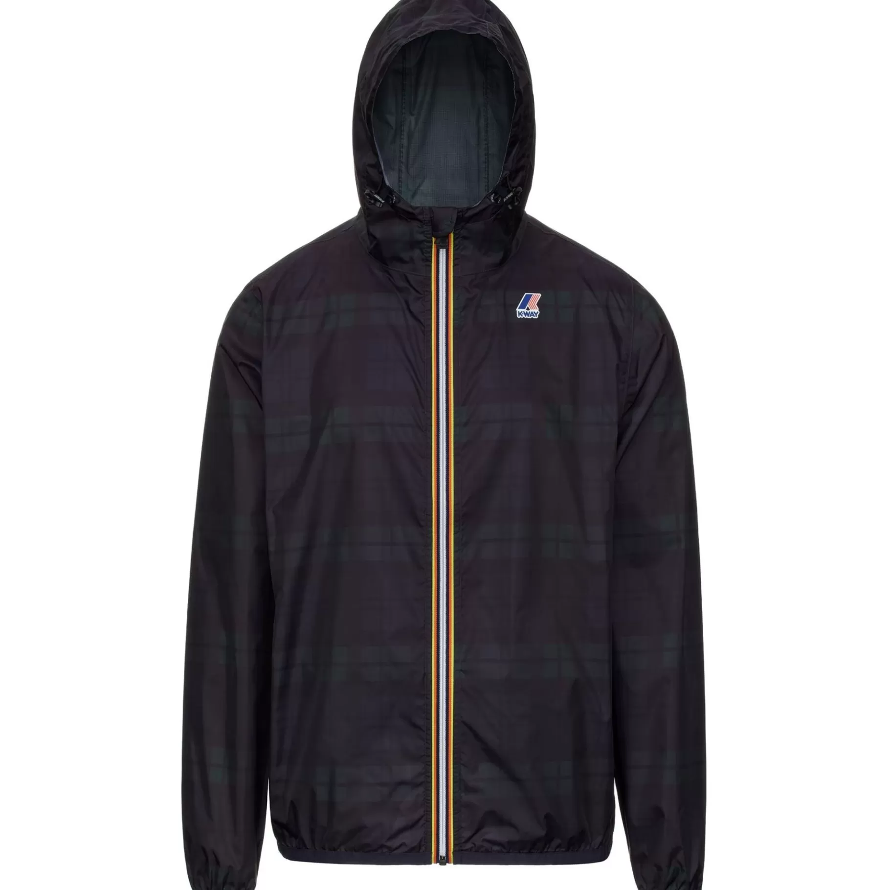 Coats And Long Jackets*K-WAY Le Vrai 3.0 Claude Graphic - Jackets - Mid - Unisex - Tartan Blue Green