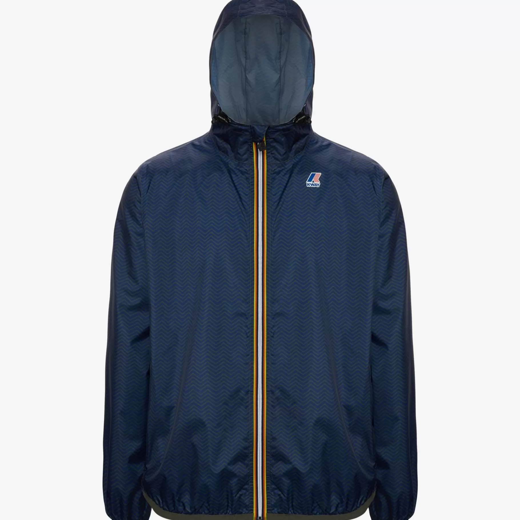 Coats And Long Jackets*K-WAY Le Vrai 3.0 Claude Graphic - Jackets - Mid - Unisex - Twill Blue