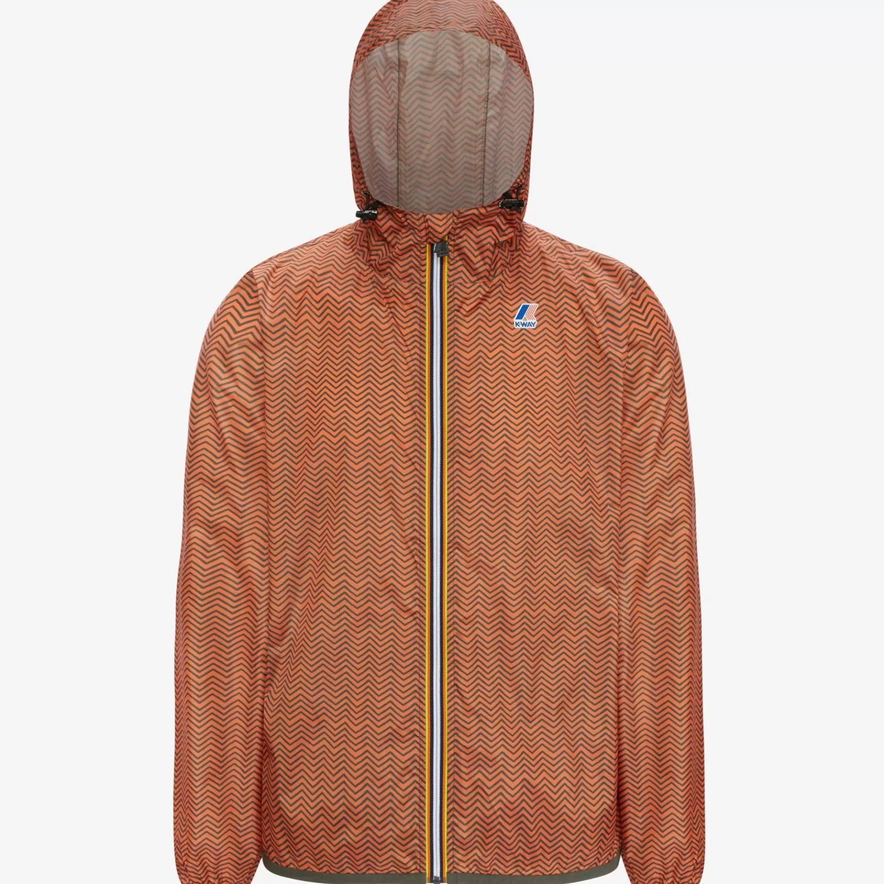 Coats And Long Jackets*K-WAY Le Vrai 3.0 Claude Graphic - Jackets - Mid - Unisex - Twill Orange