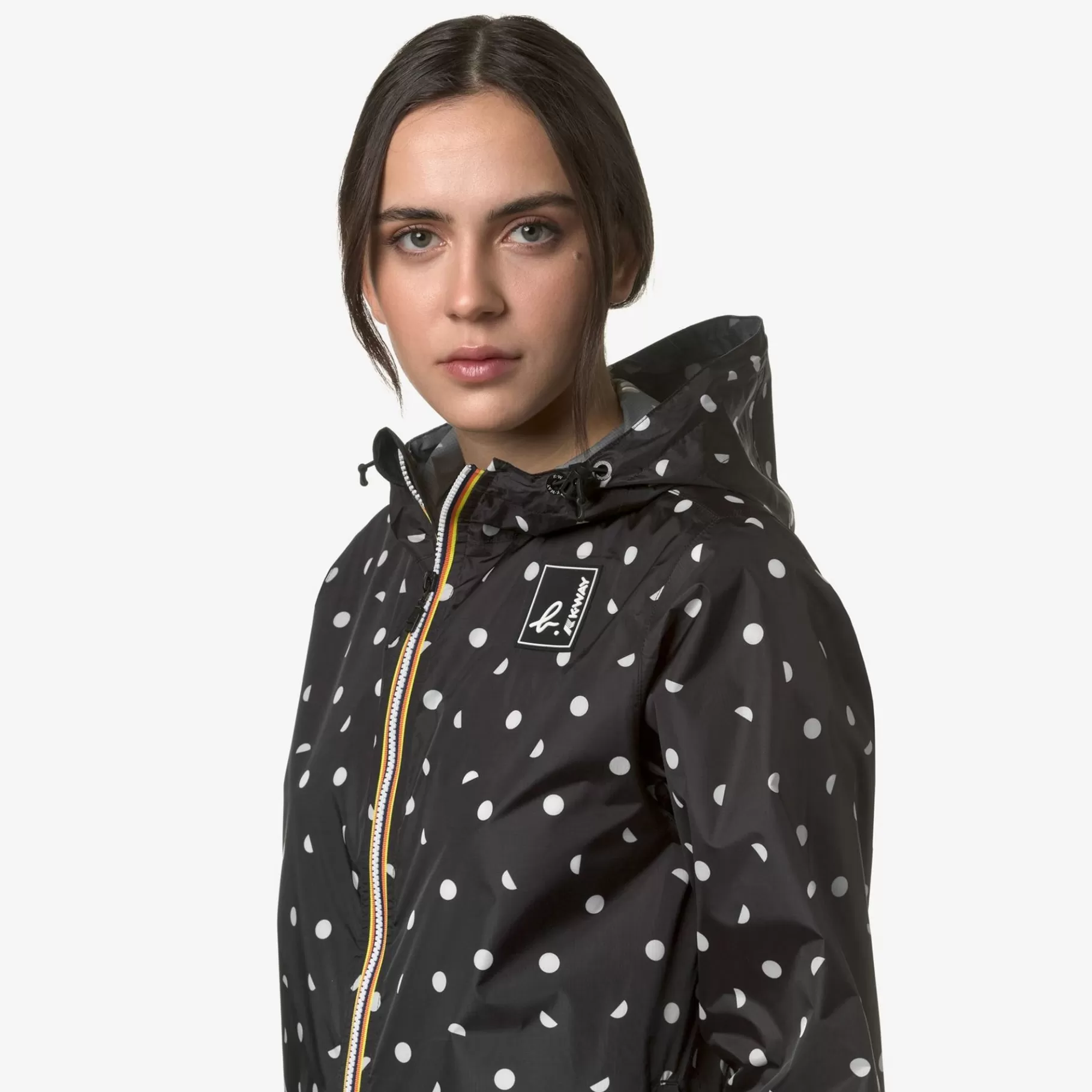 Coats And Long Jackets*K-WAY Le Vrai 3.0 Claude Graphic Agnes B - Jackets - Mid - Unisex - Ad Half Dots