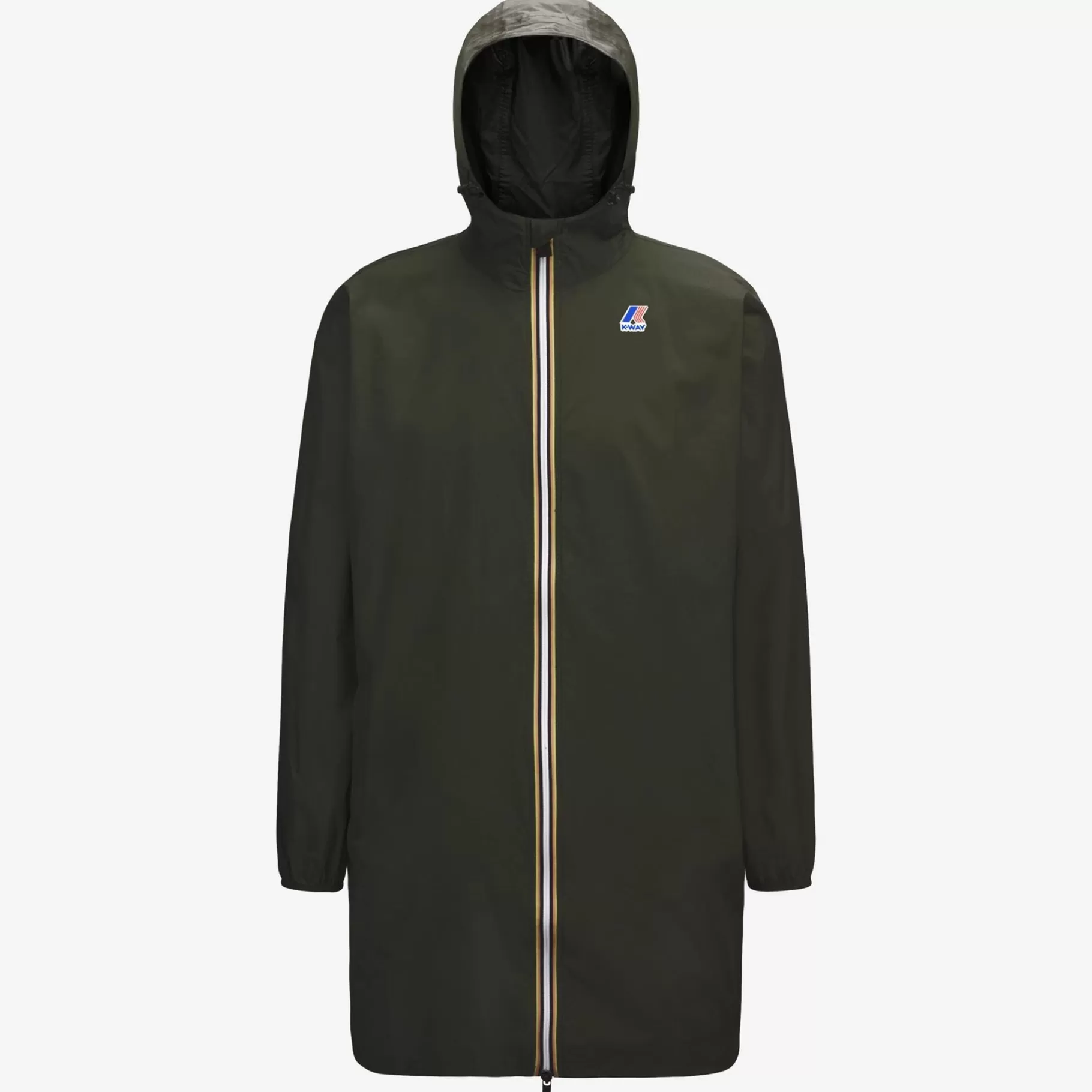 Le Vrai Classic*K-WAY Le Vrai 3.0 Eiffel - Jackets - Long - Unisex - Green Blackish