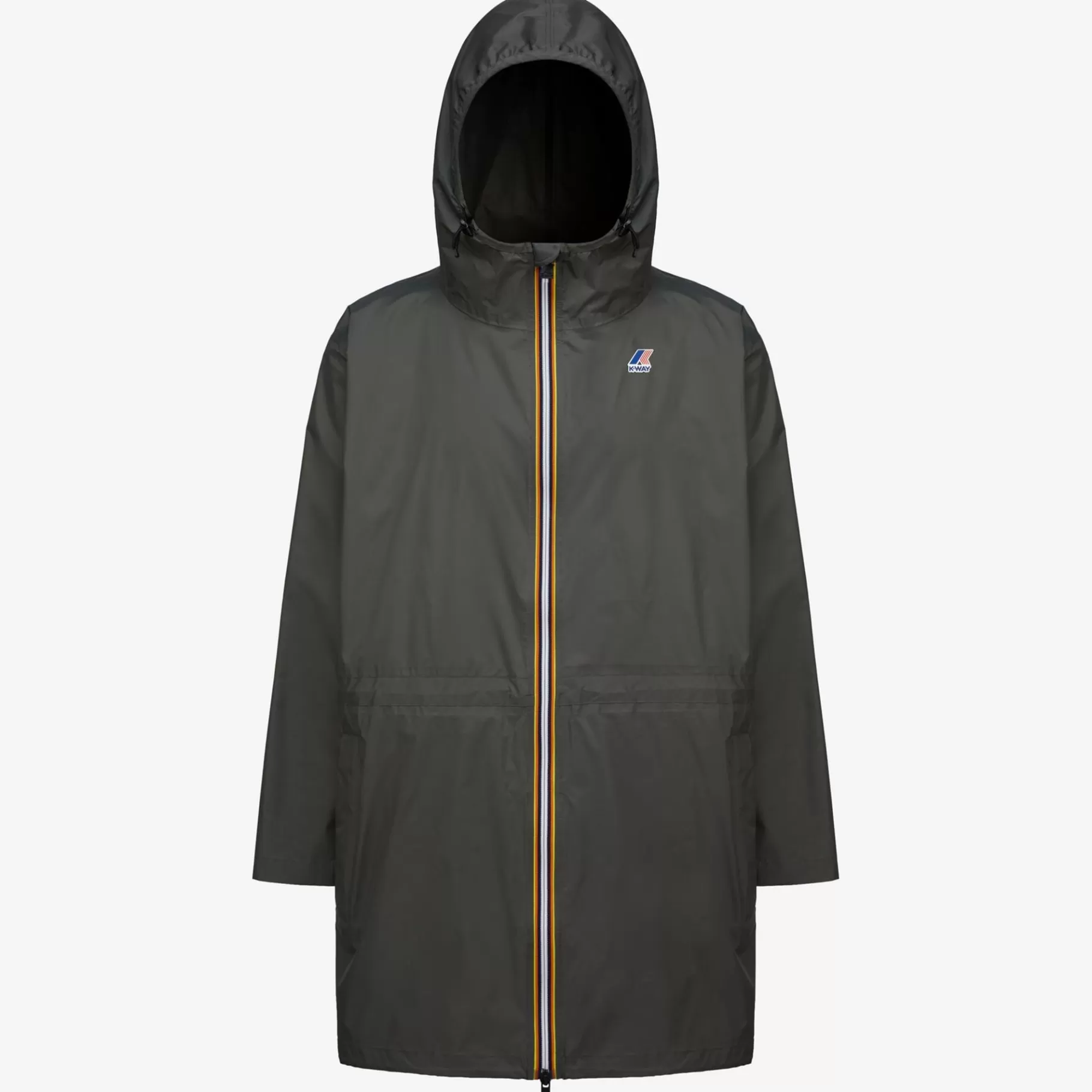 Le Vrai Classic*K-WAY Le Vrai 3.0 Elysees - Jackets - 3/4 Length - Unisex - Green Blackish