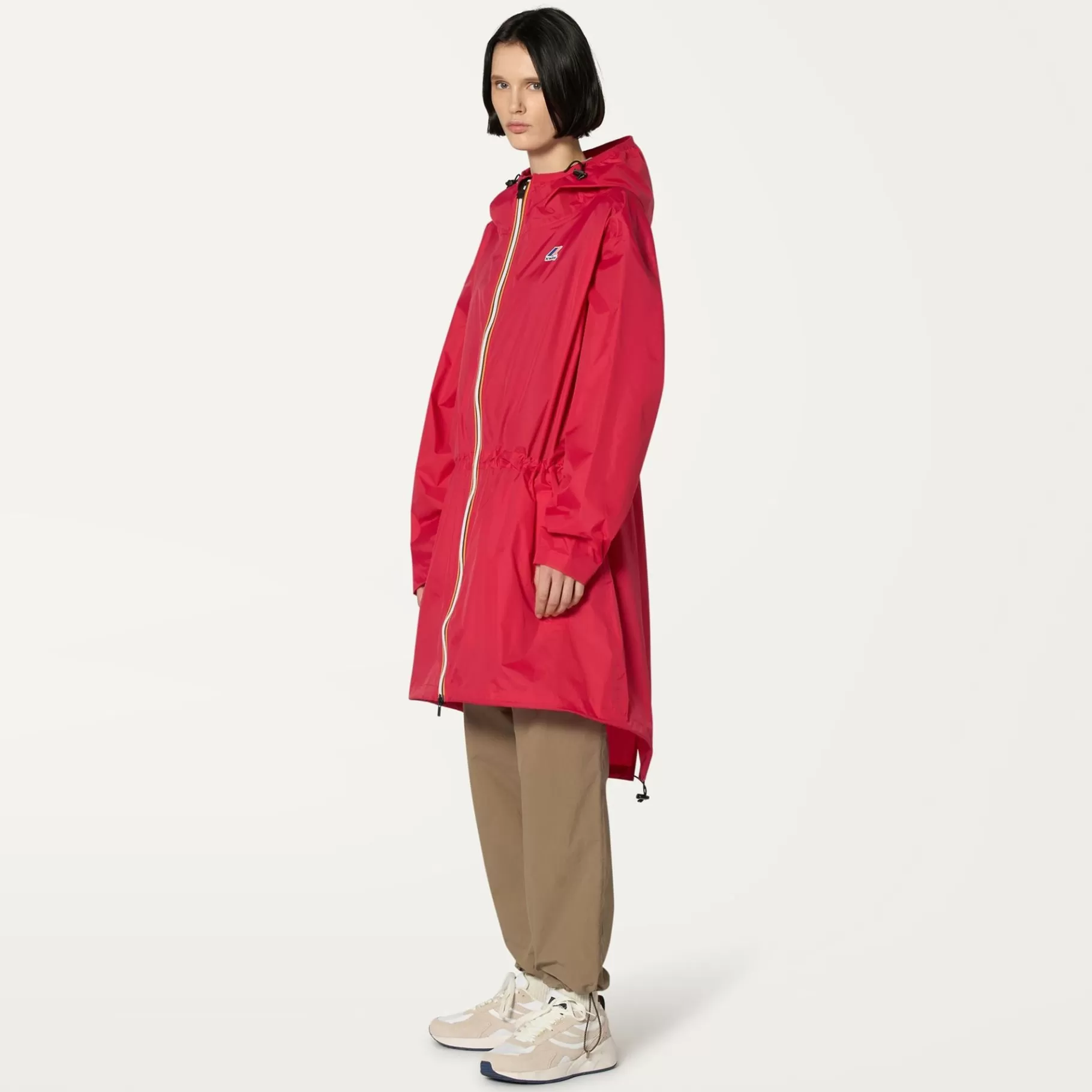 Le Vrai Classic*K-WAY Le Vrai 3.0 Elysees - Jackets - 3/4 Length - Unisex - Red Berry
