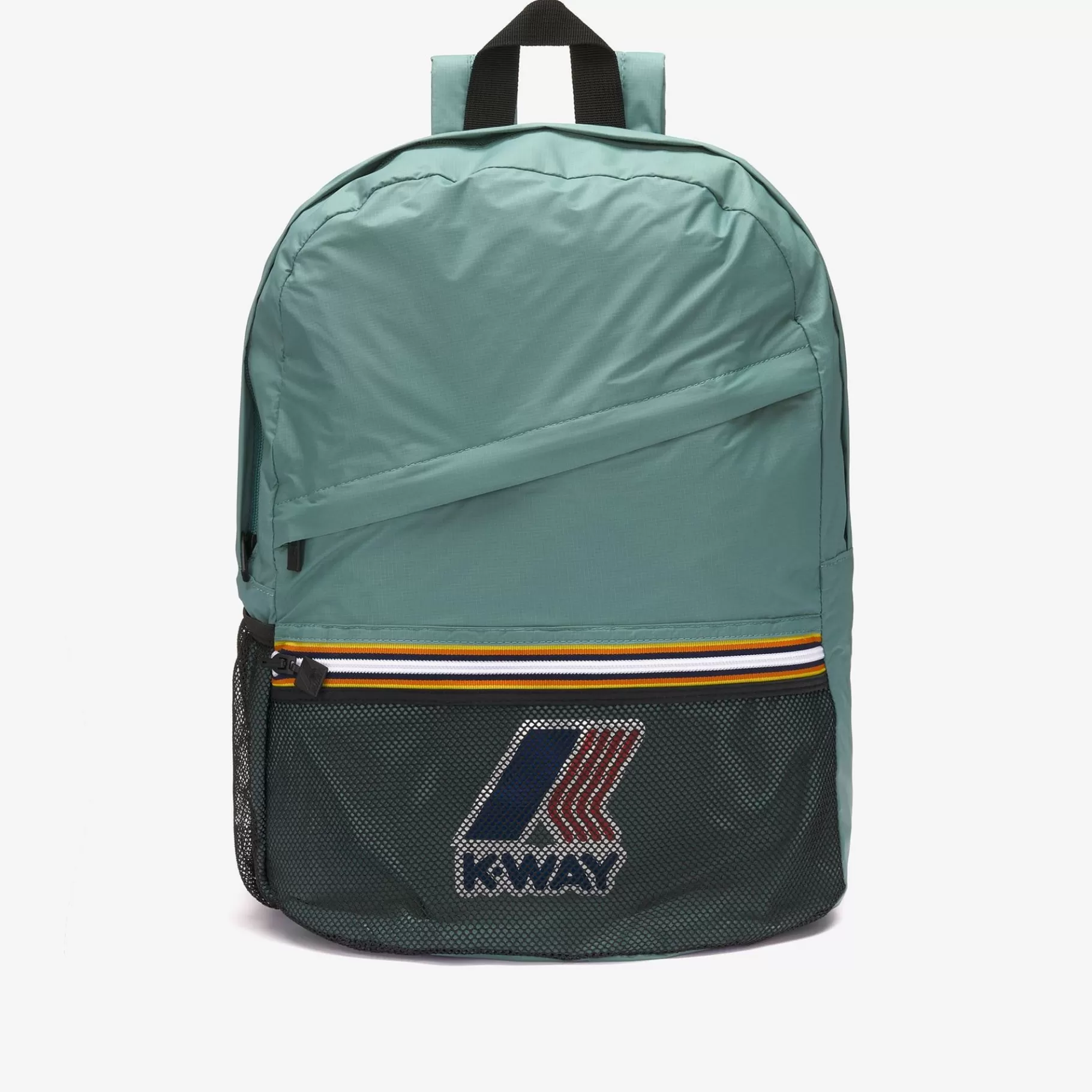 Le Vrai Accessories*K-WAY Le Vrai 3.0 Francois - Bags - Backpack - Unisex - Green Acquamarina