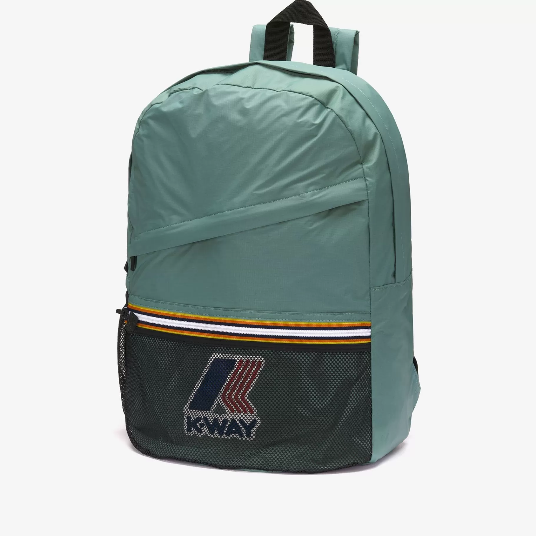 Le Vrai Accessories*K-WAY Le Vrai 3.0 Francois - Bags - Backpack - Unisex - Green Acquamarina