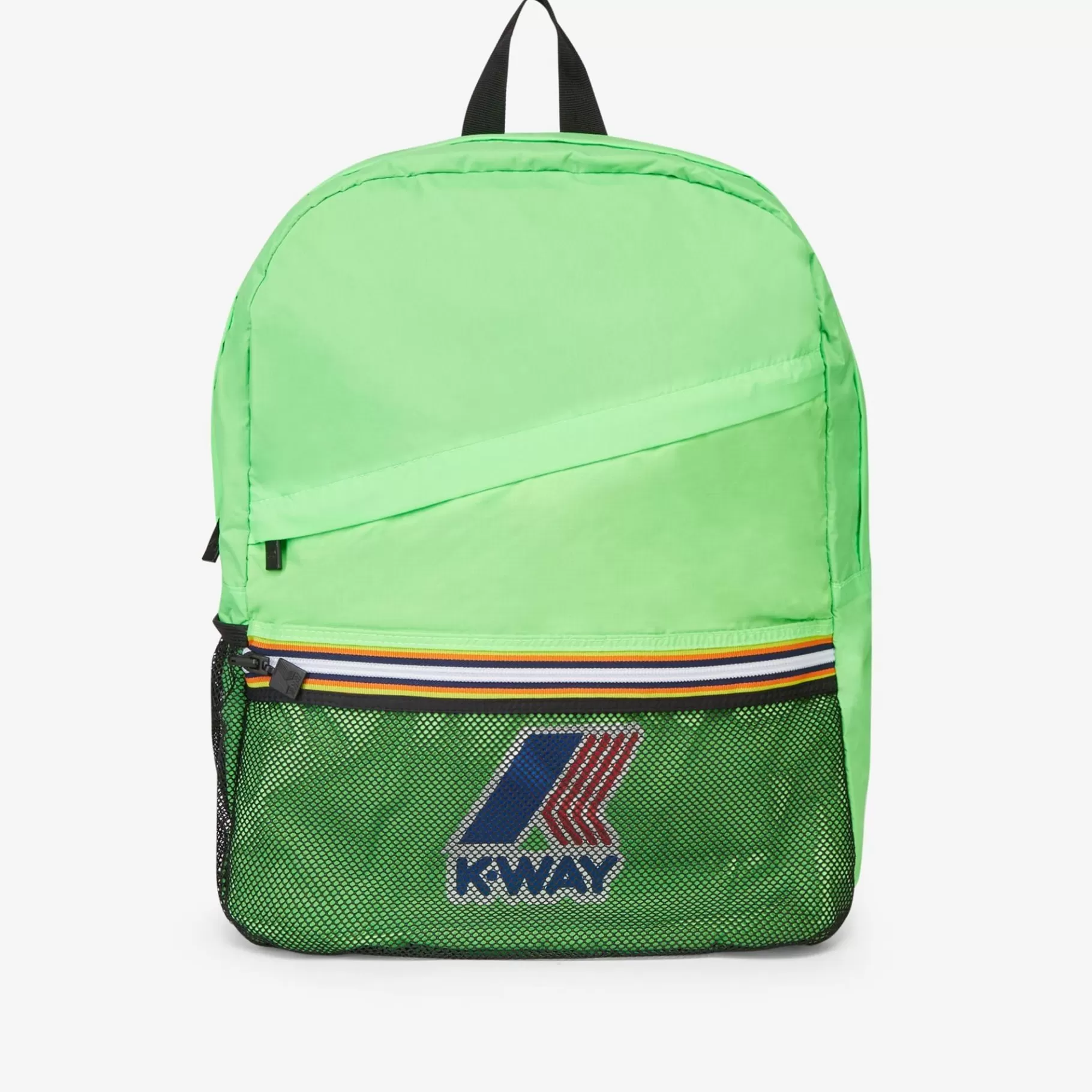 Le Vrai Accessories*K-WAY Le Vrai 3.0 Francois - Bags - Backpack - Unisex - Green Fluo