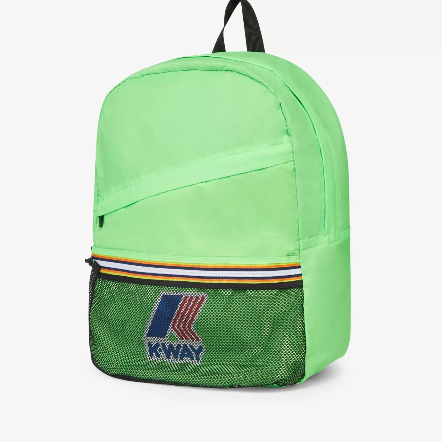 Le Vrai Accessories*K-WAY Le Vrai 3.0 Francois - Bags - Backpack - Unisex - Green Fluo