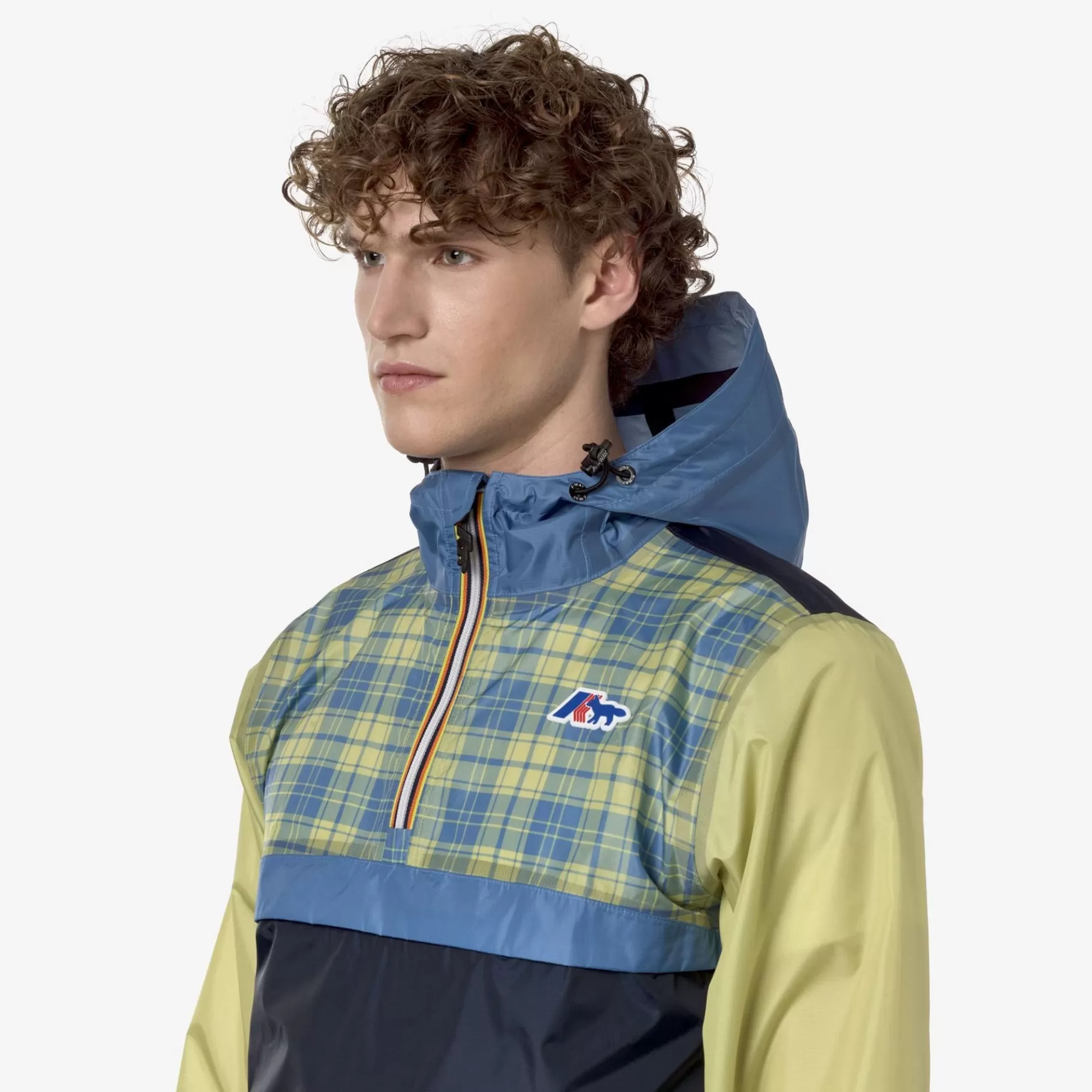 Coats And Long Jackets*K-WAY Le Vrai 3.0 Leon Grap Mk - Jackets - Mid - Unisex - Col Block-Check
