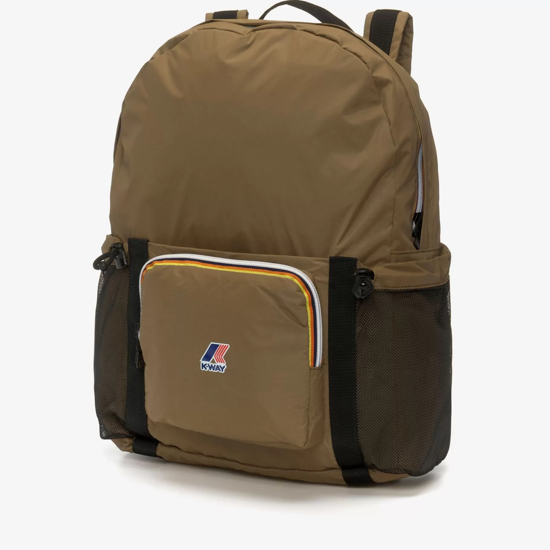 Le Vrai Accessories*K-WAY Le Vrai 3.0 Michel - Bags - Backpack - Unisex - Brown Corda